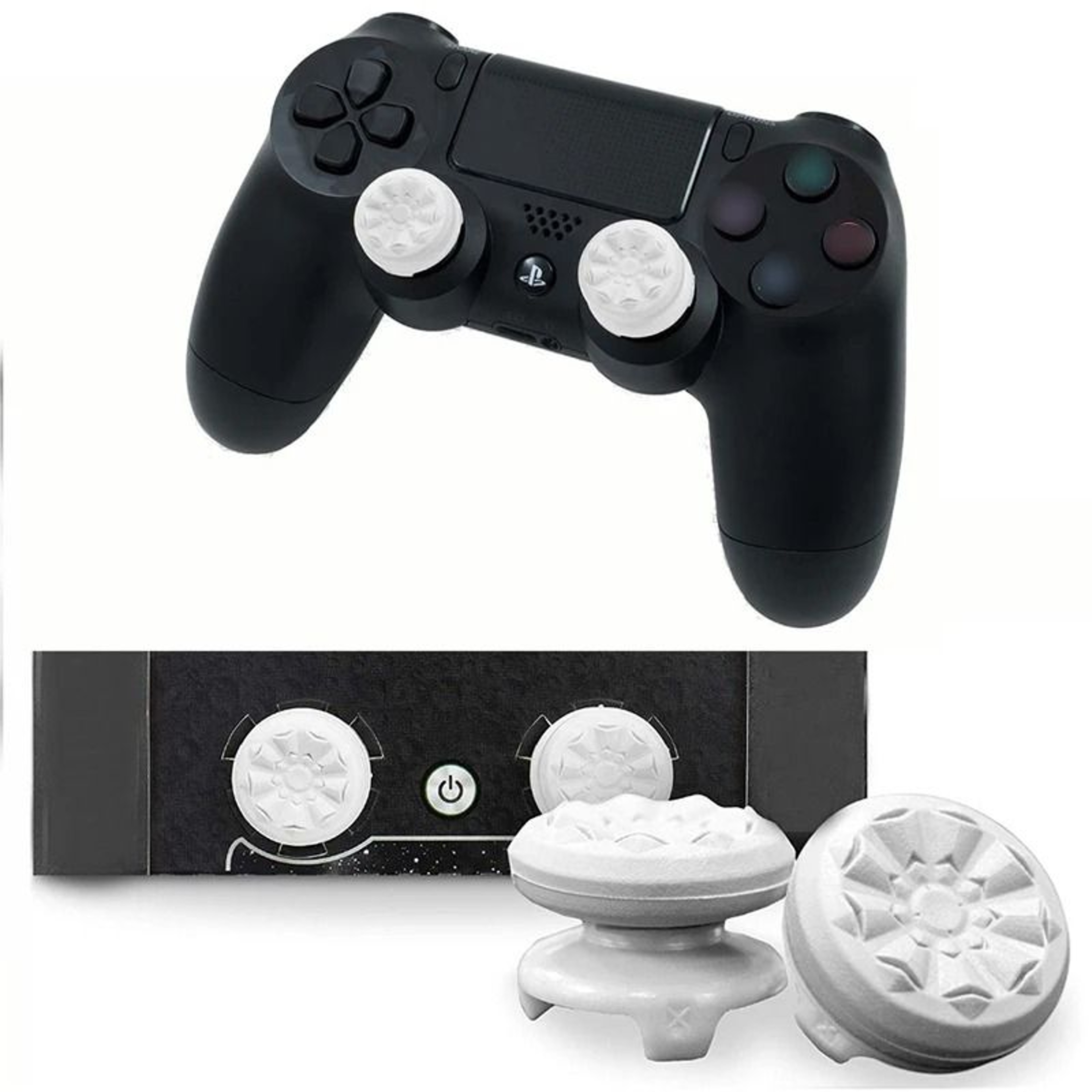 Thumb Stick Grip Extenders For PS4 And PS5 Controller High Low Rise Caps 5