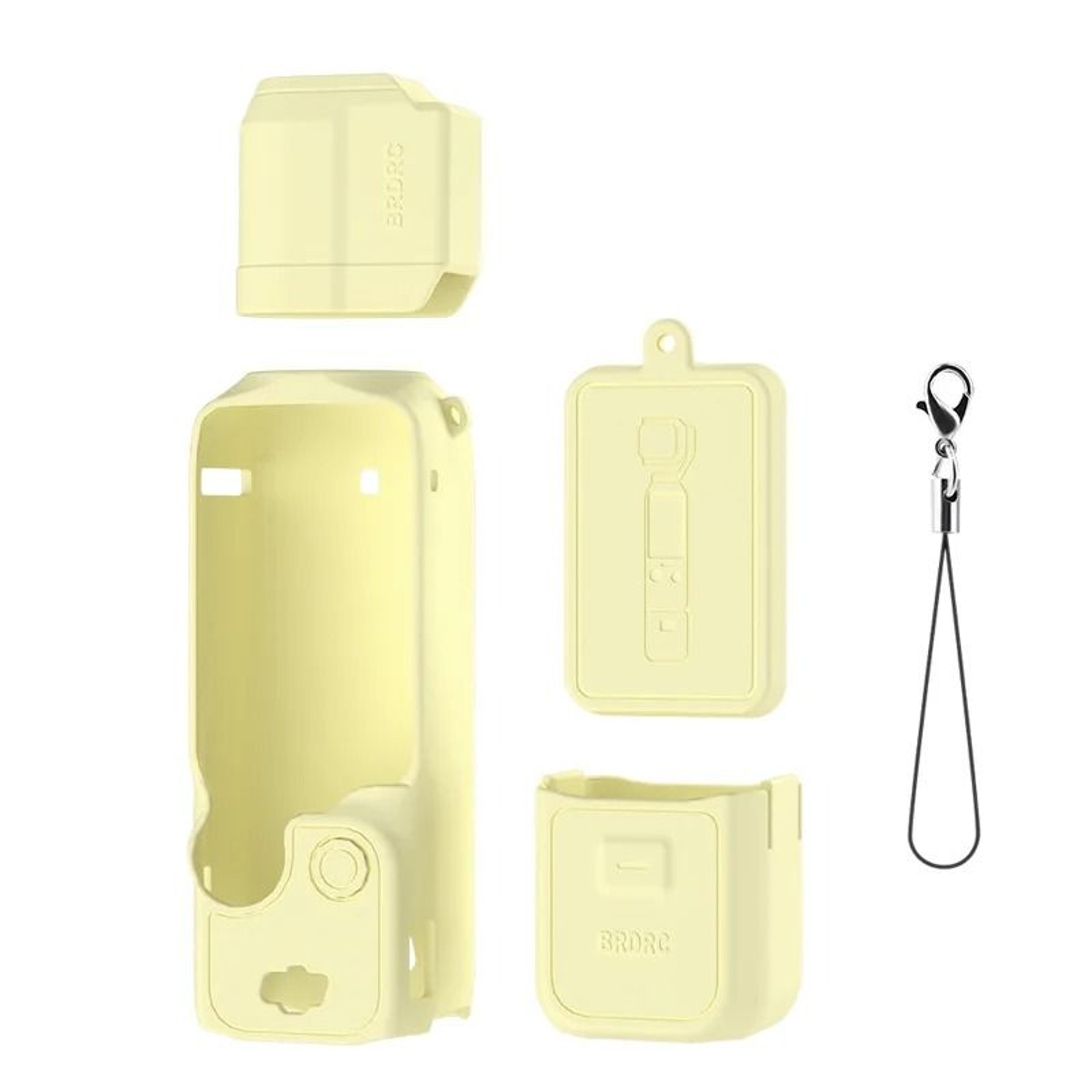Silicone Protective Case For DJI Osmo Pocket 3 Camera With Lens Cover 3
