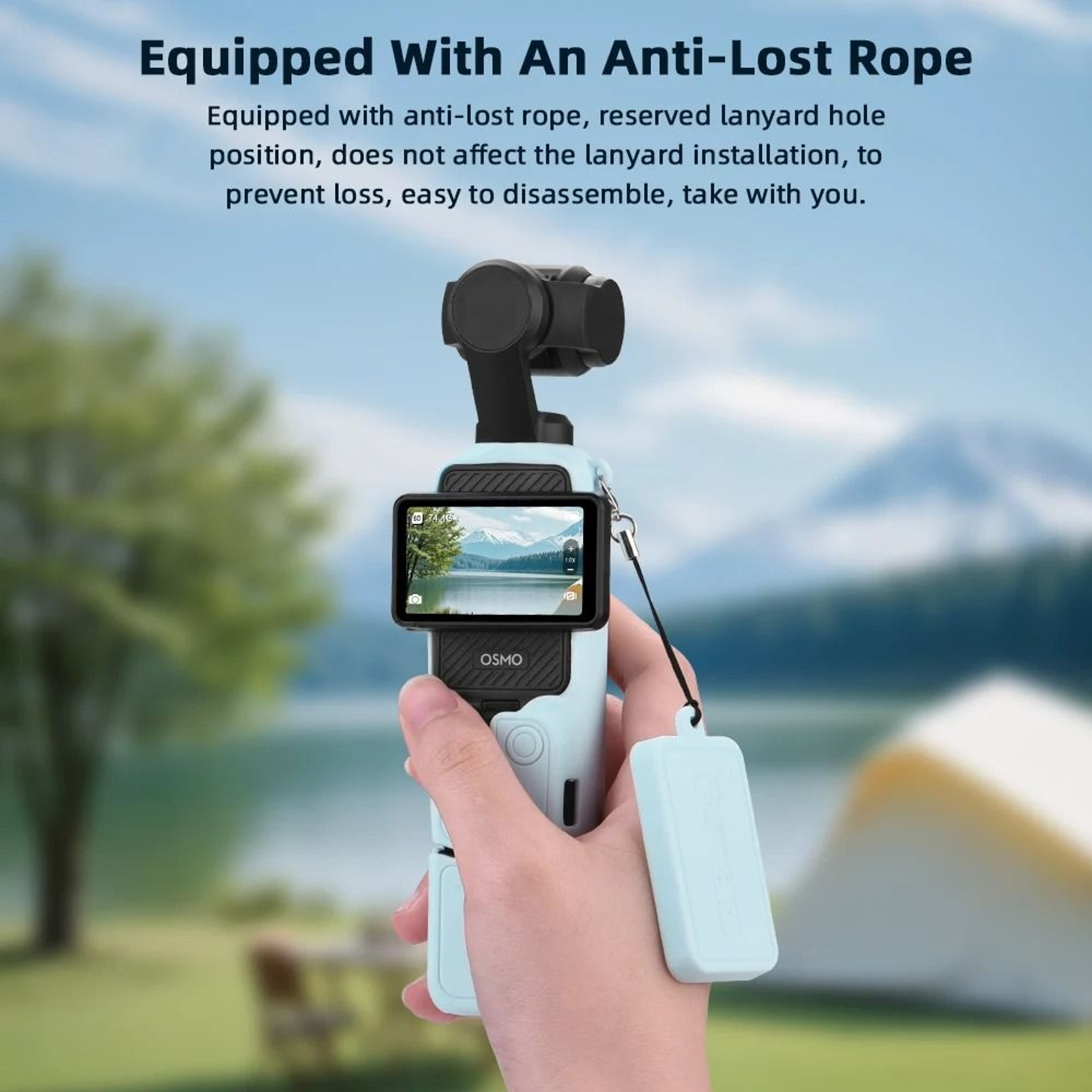 Silicone Protective Case For DJI Osmo Pocket 3 Camera With Lens Cover 12