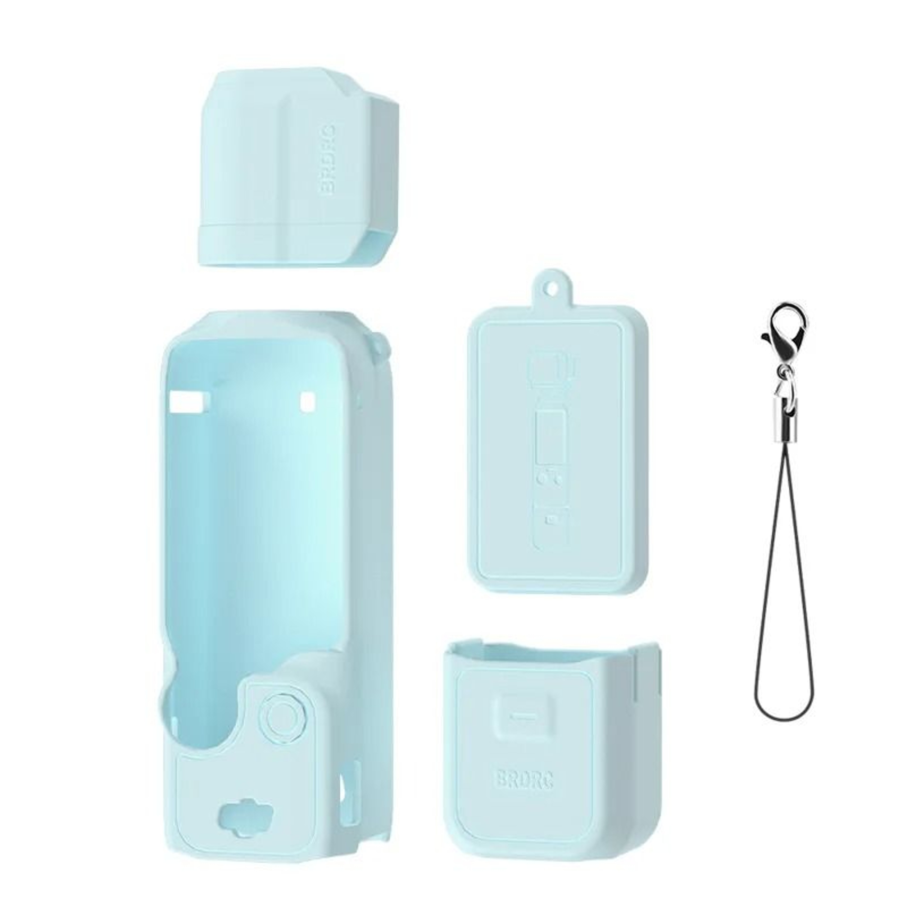 Silicone Protective Case For DJI Osmo Pocket 3 Camera With Lens Cover 2