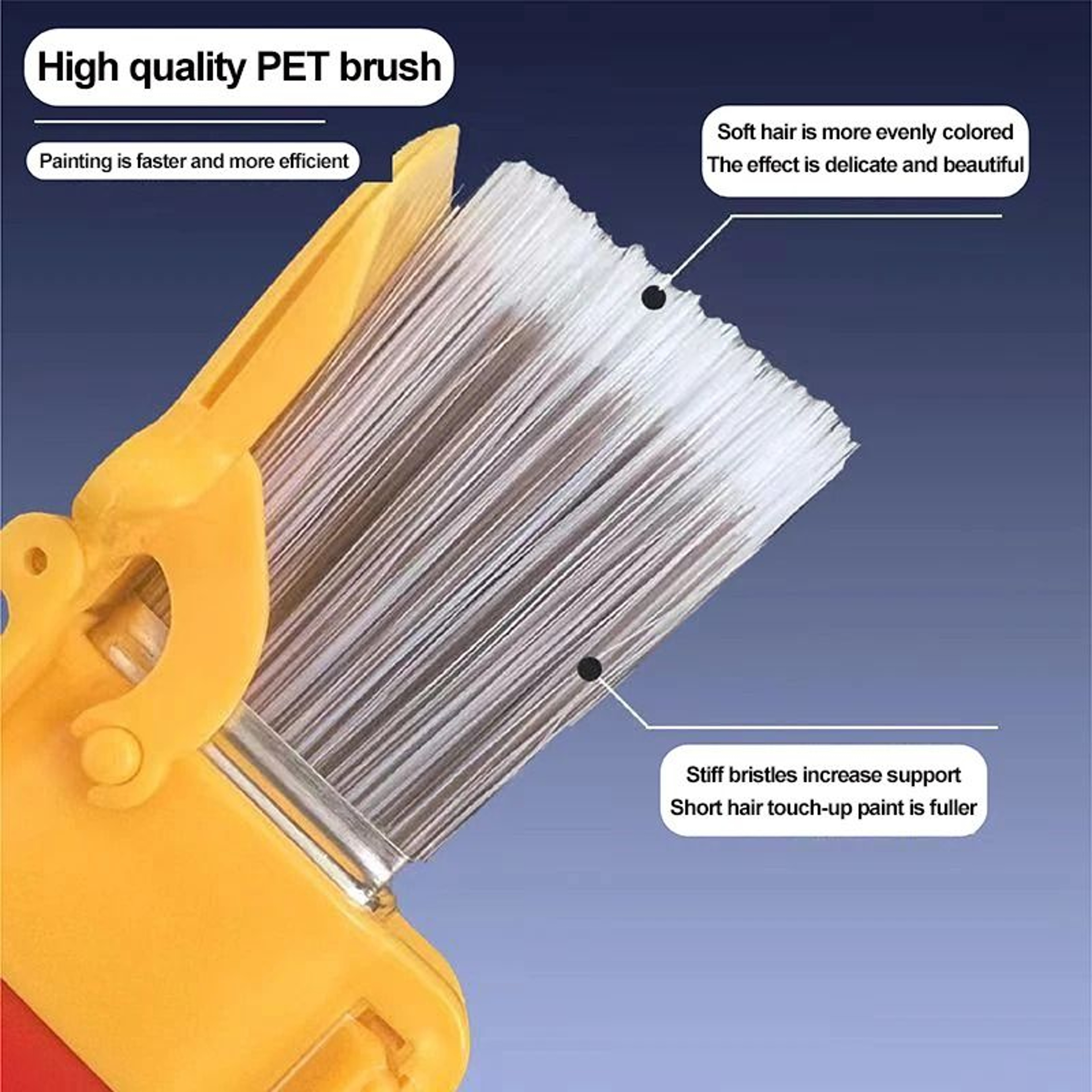 Precision Paint Edger Brush Set For Clean Wall Edge Trimming 1