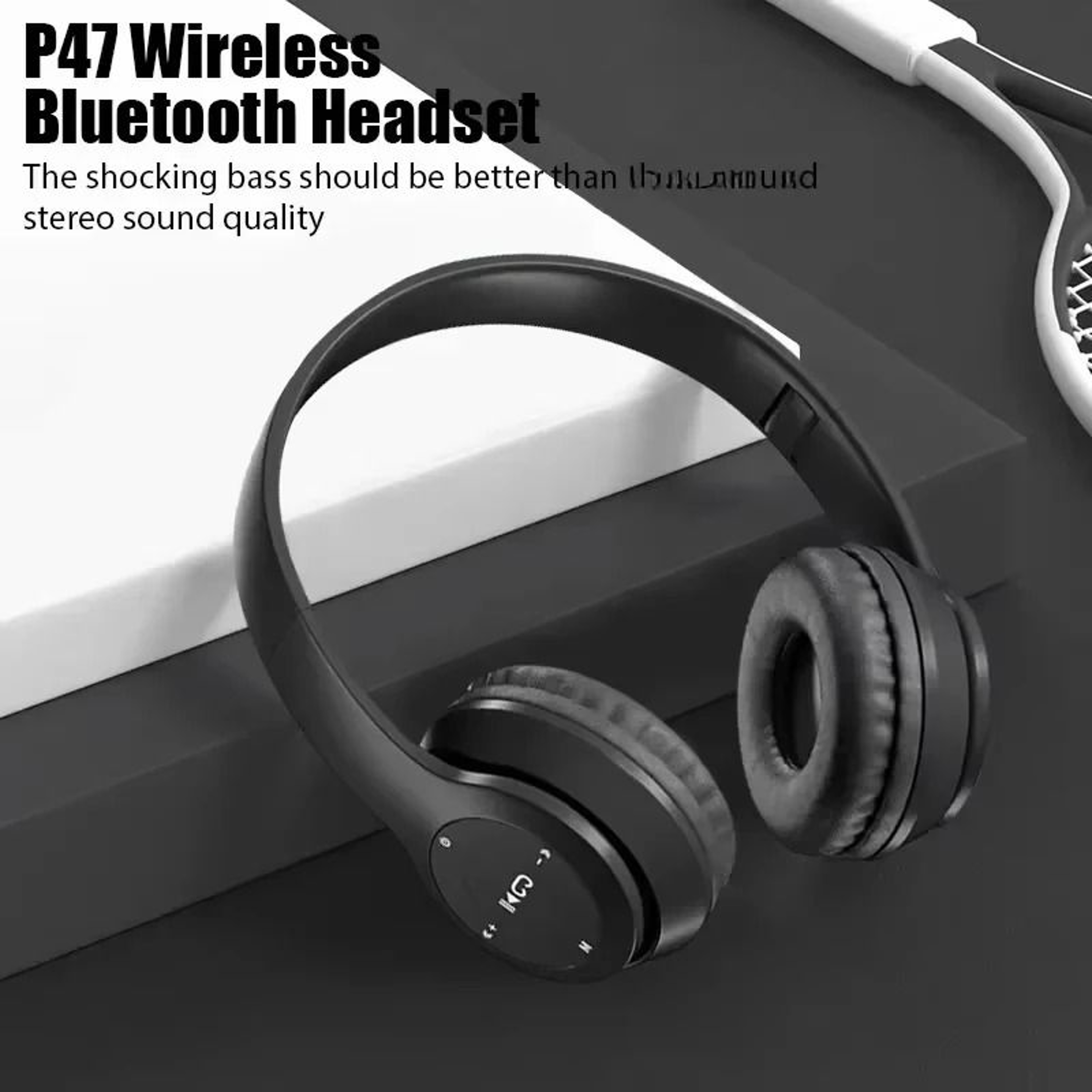 Wireless Bluetooth 53 Over Ear Headphones With HIFI Stereo And Microphone 7