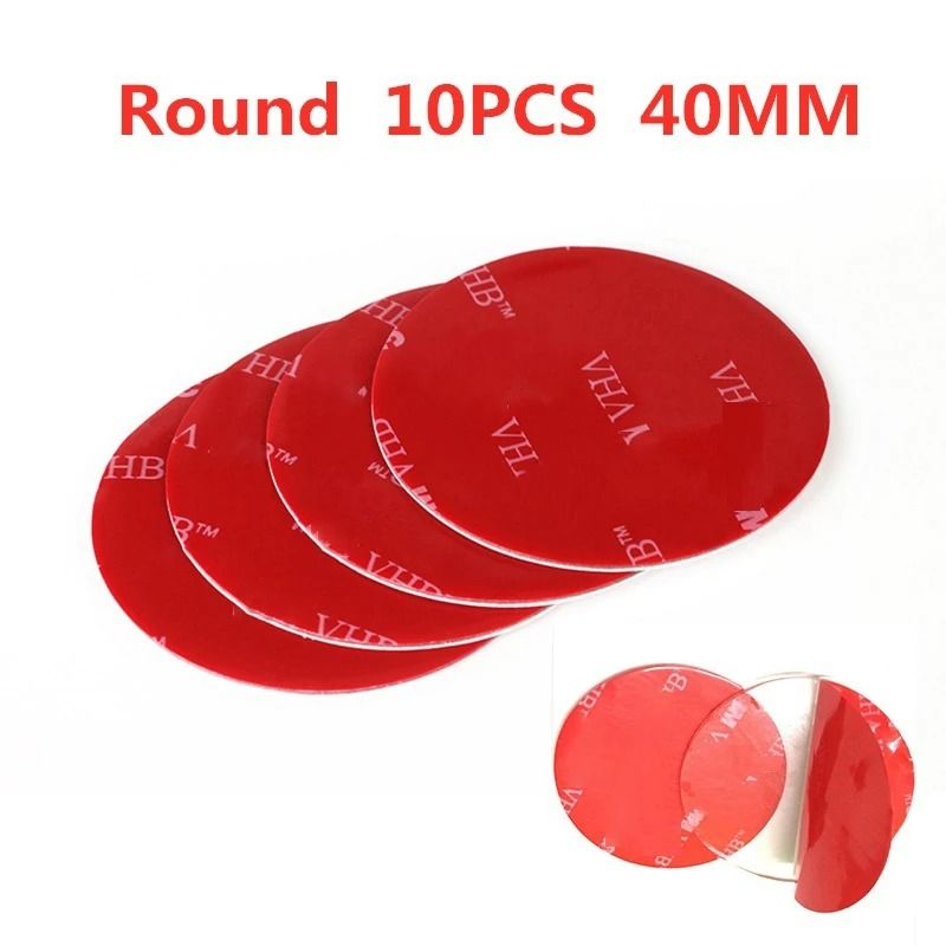 10PCS Transparent Double Sided Tape Strong Traceless Waterproof Mounting Strips 2