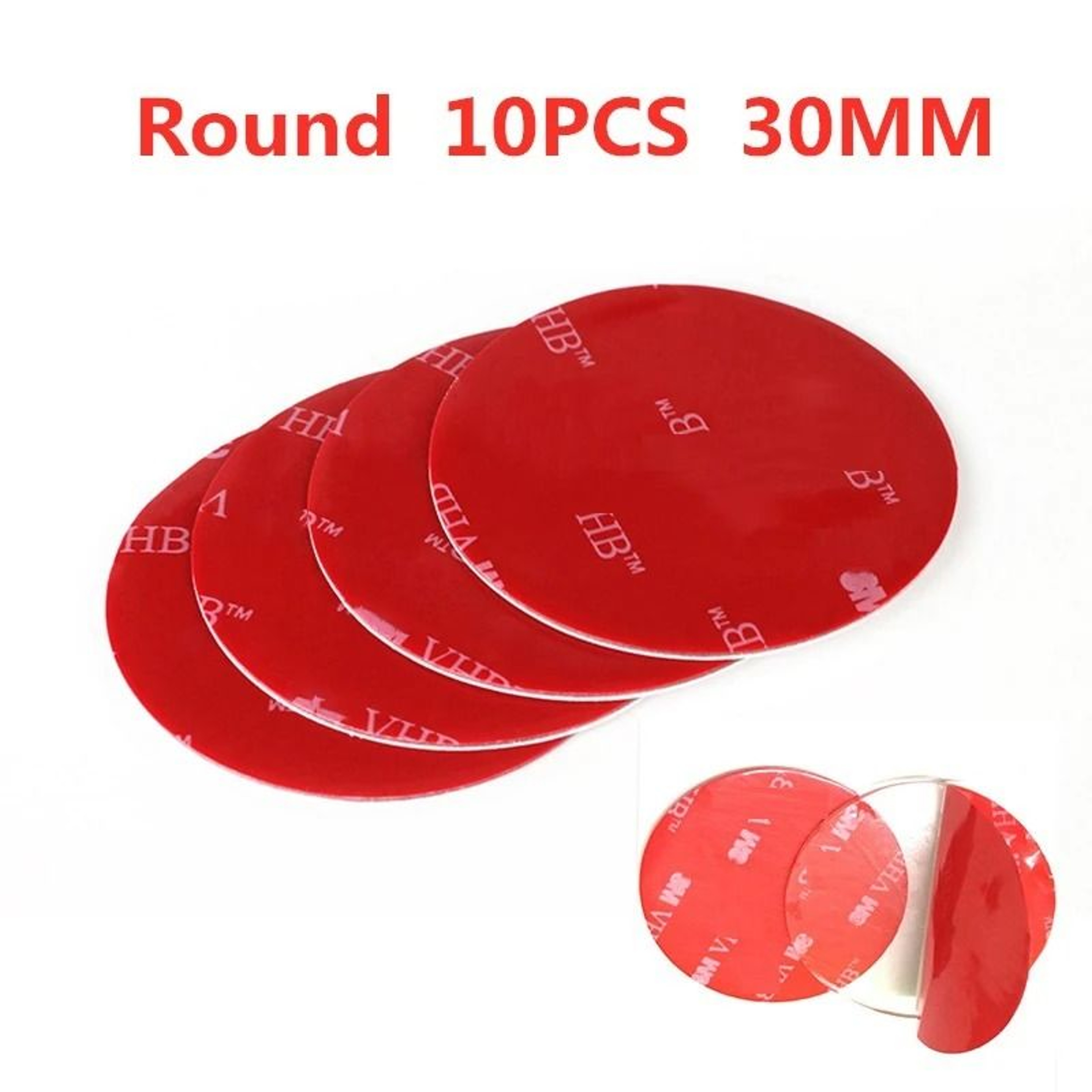 10PCS Transparent Double Sided Tape Strong Traceless Waterproof Mounting Strips 1