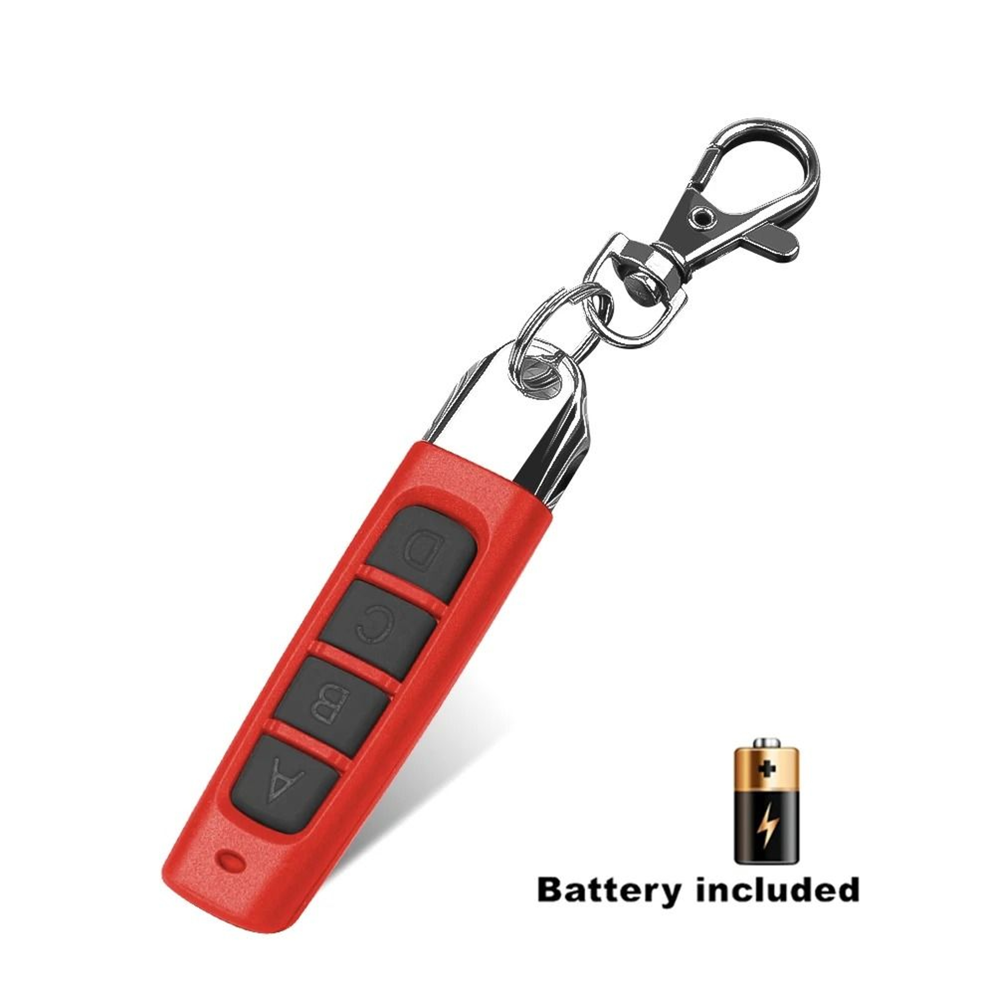 433MHz Garage Door Remote Control 4 Button Copy Remote Duplicator Key Fob 4