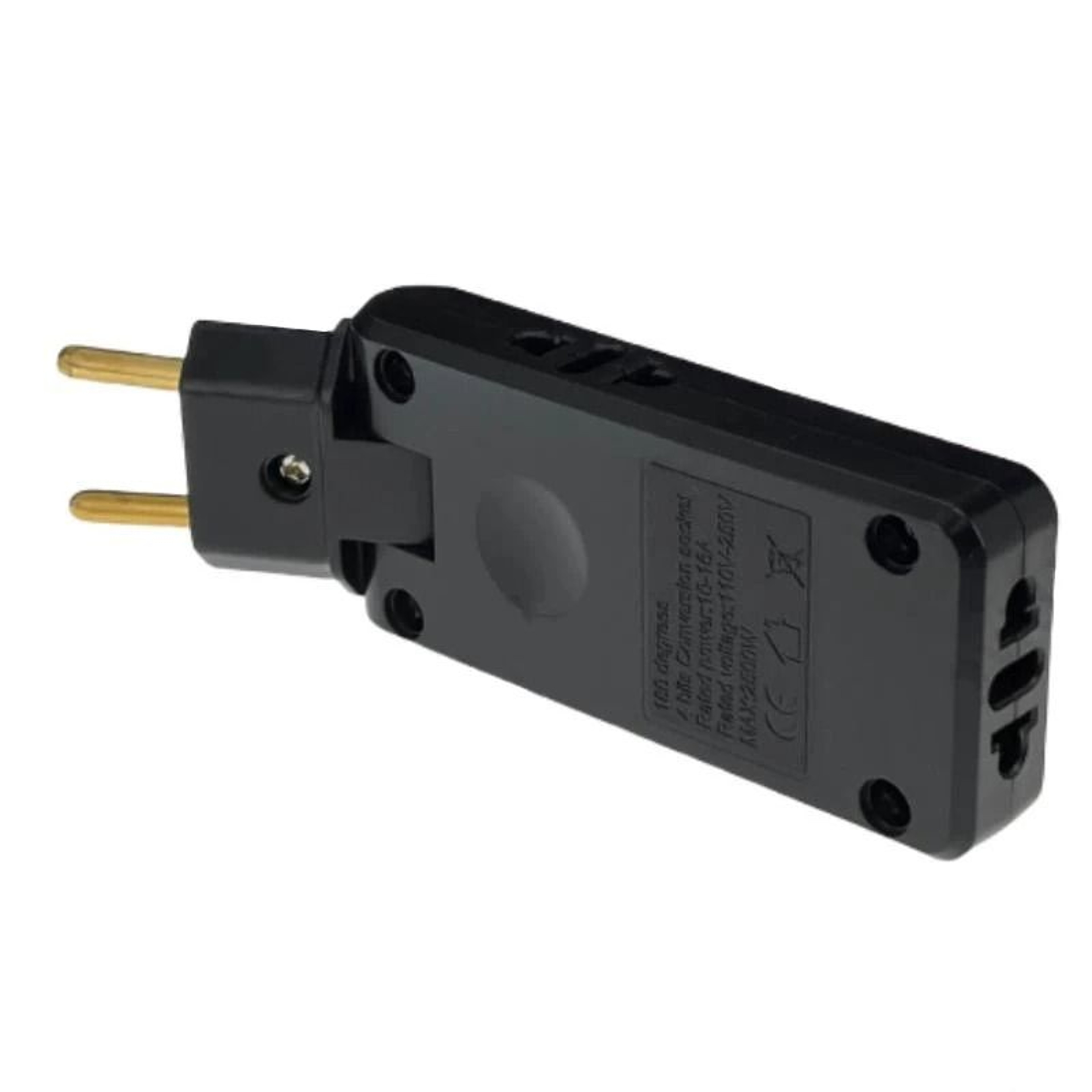 4 In 1 EU Plug Adapter 180 Degree Rotating Wall Outlet Extension Socket 2