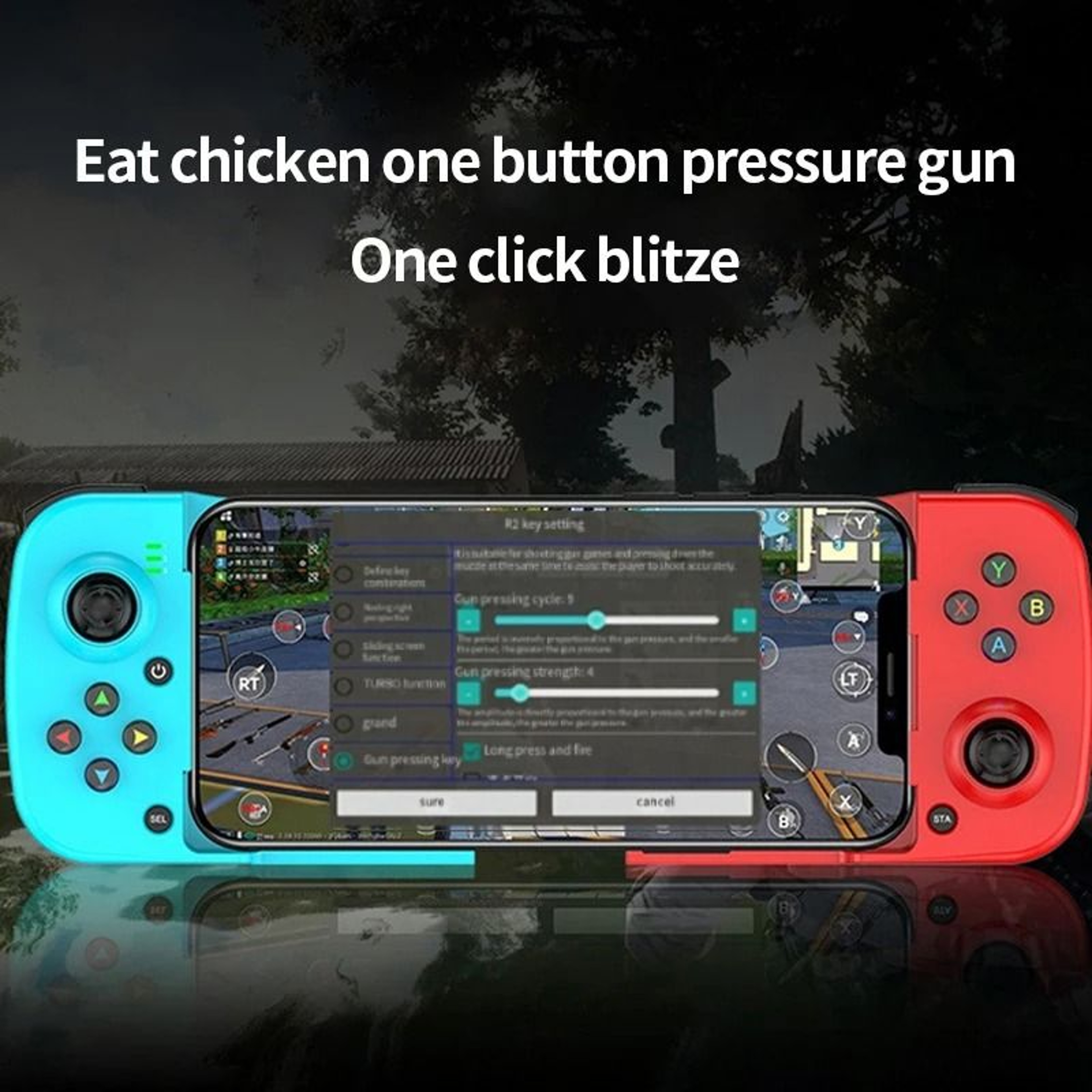D3 Bluetooth Game Controller Telescopic Phone Gamepad For IOS Android And Switch 8