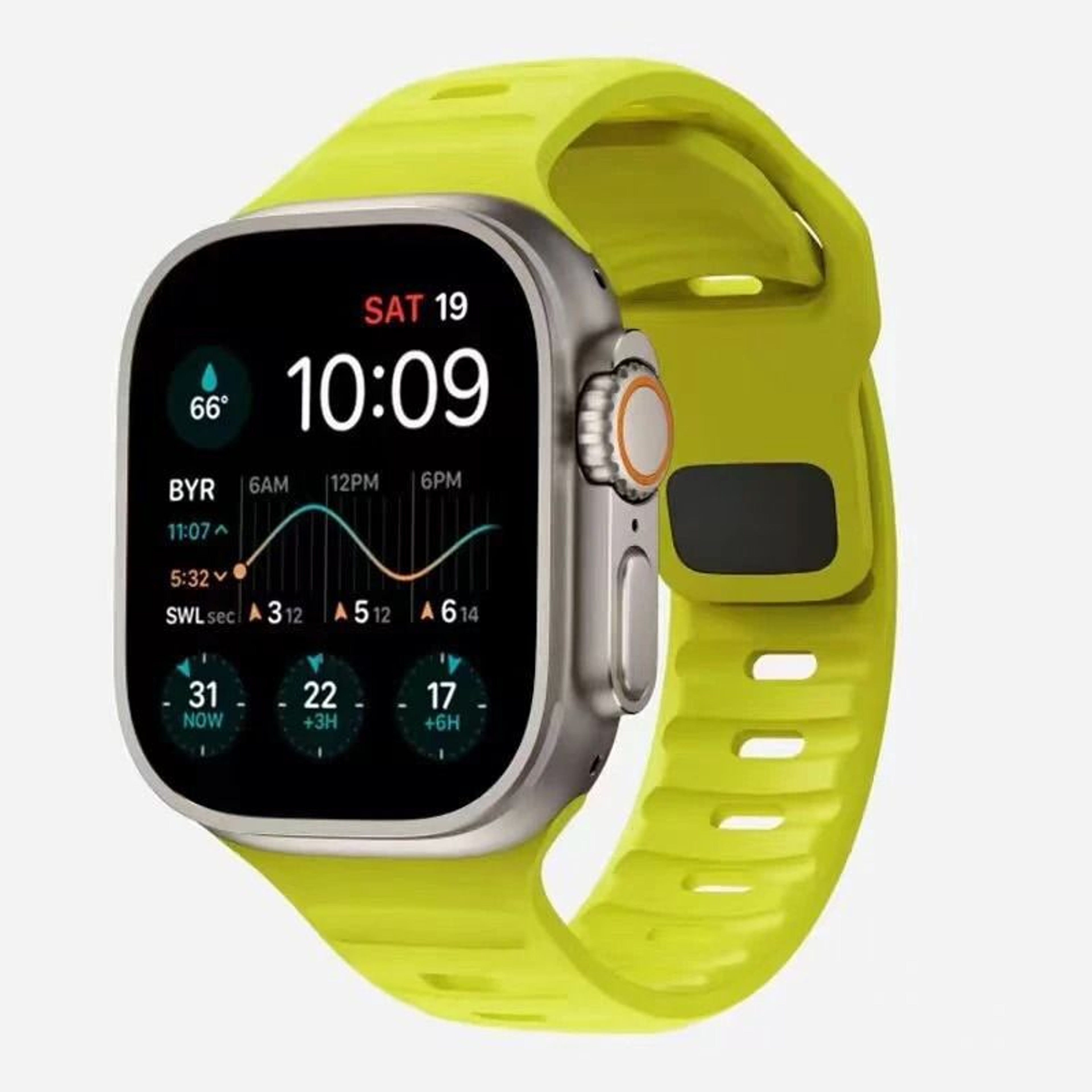 Soft Silicone Apple Watch Band Sport Replacement Strap For IWatch Series Ultra And SE 6