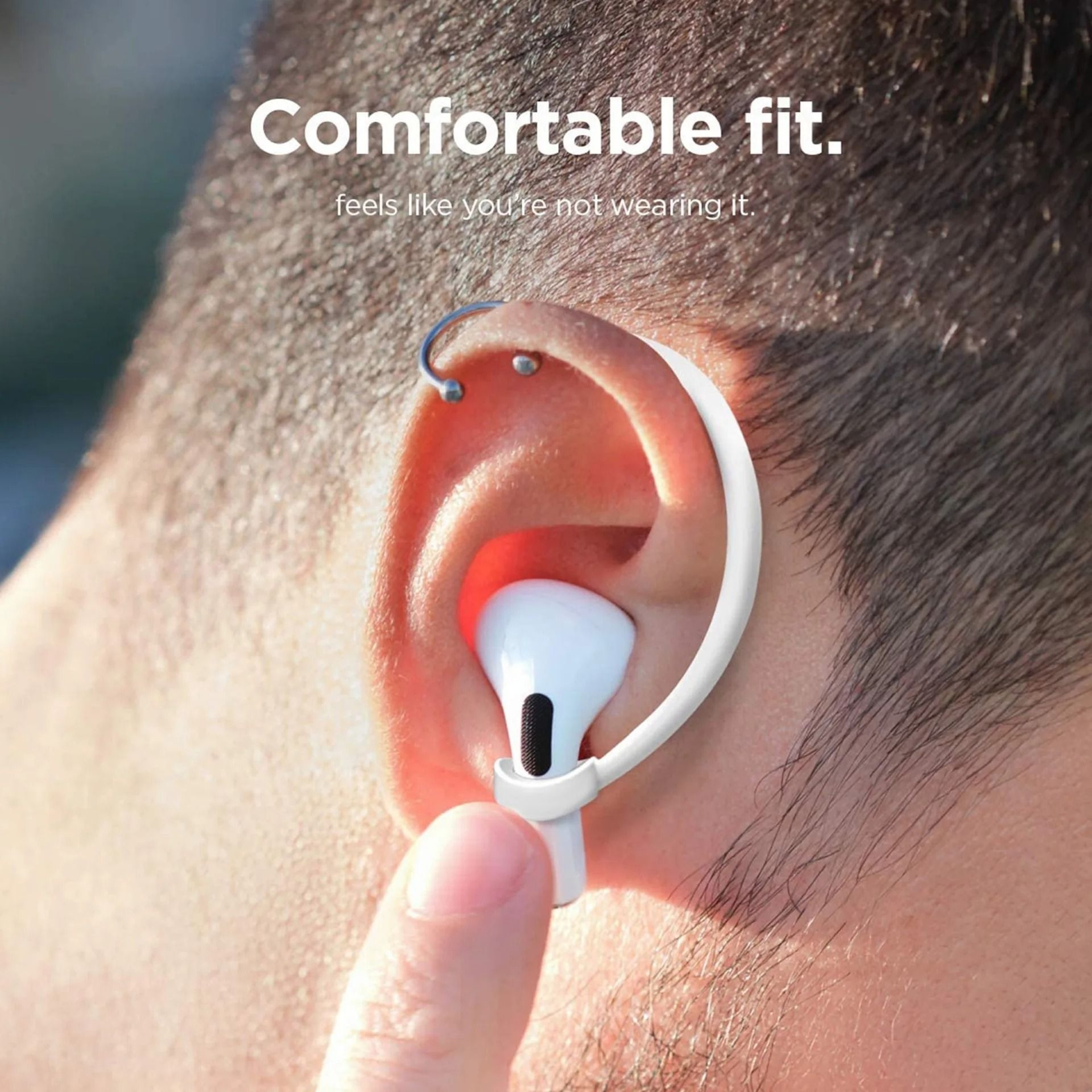 Silicone AirPods Ear Hooks Anti Drop Sport Earhook Clips For Secure Fit 10