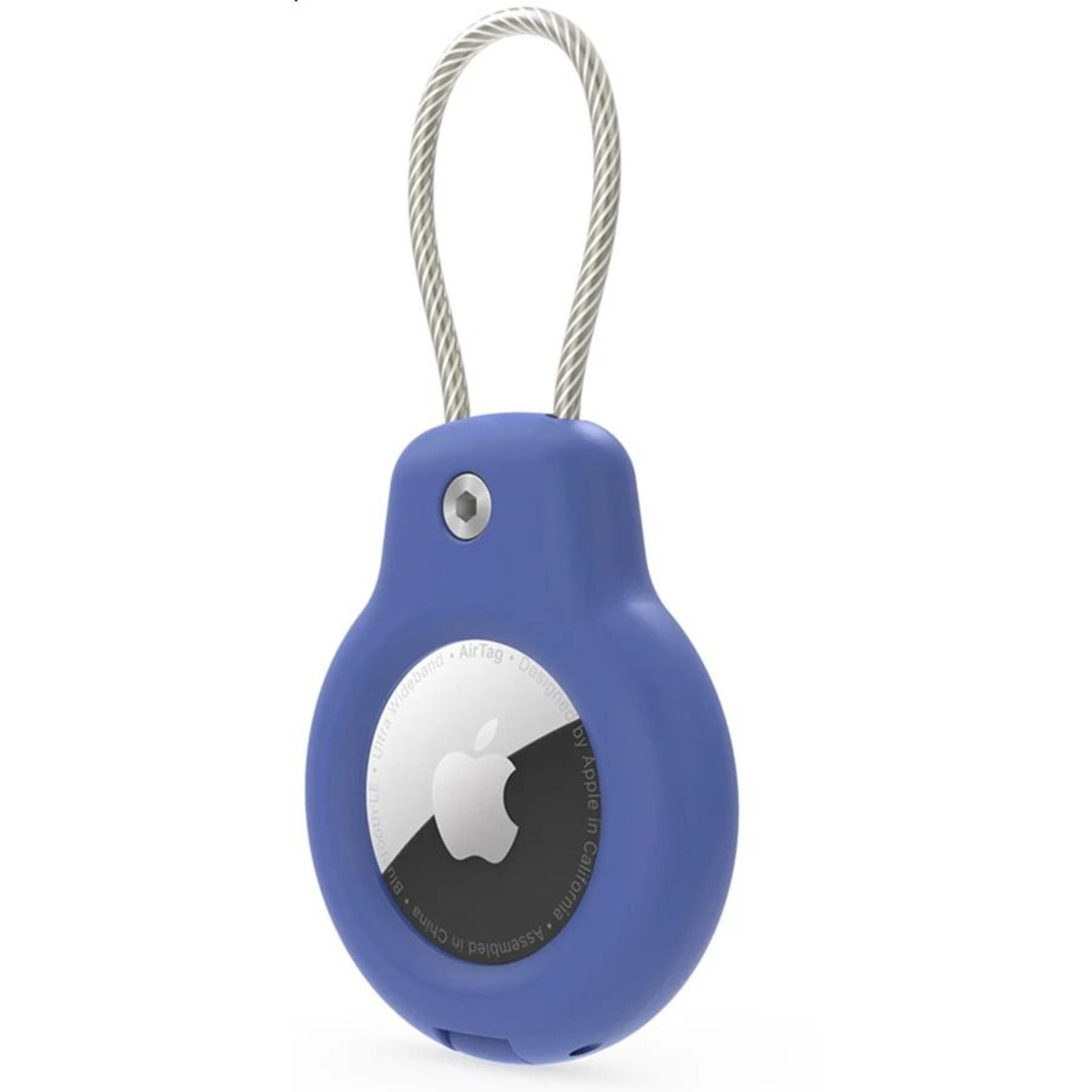 Apple AirTag Keychain Holder With Steel Wire Cable Anti Lost Protective Case 4