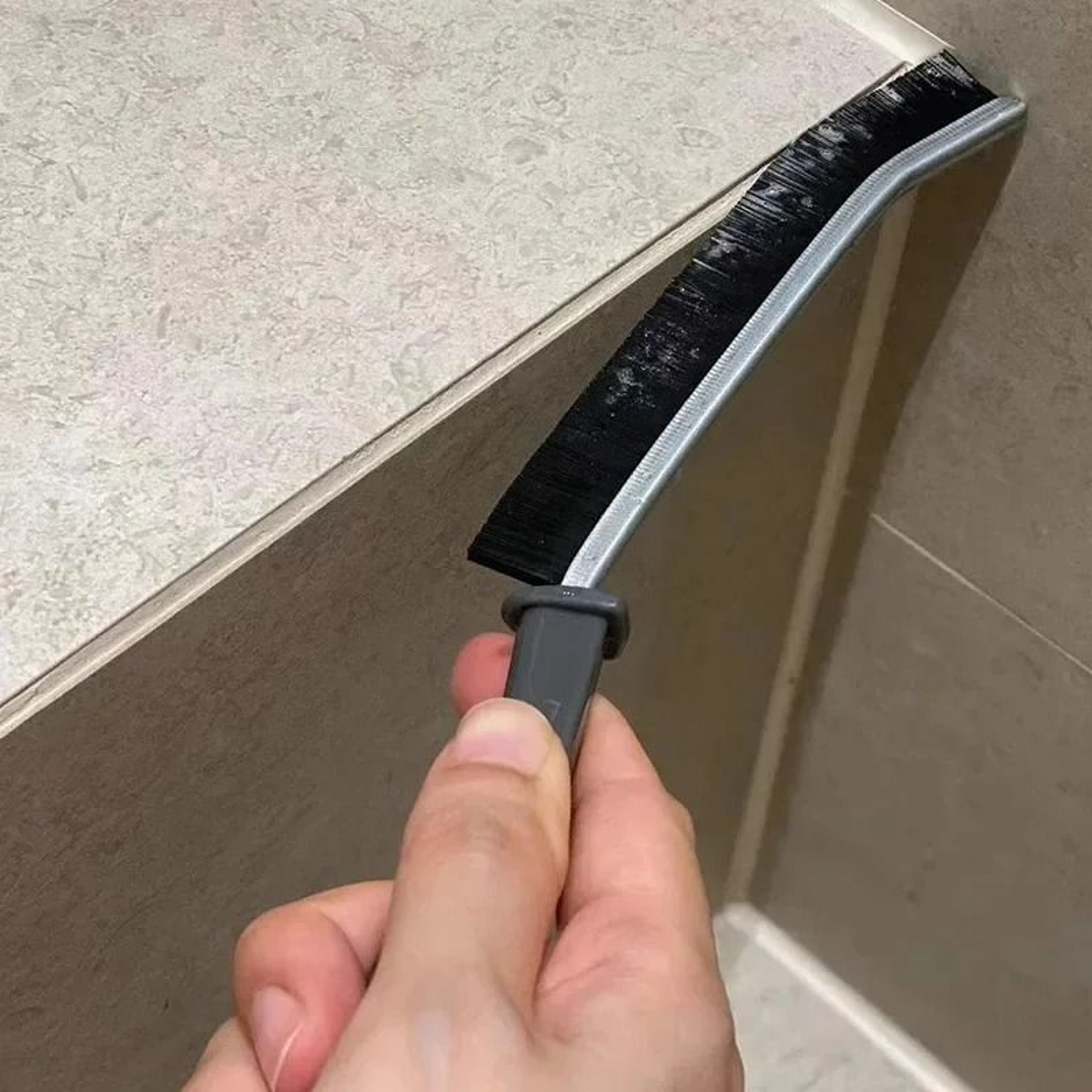 Hard Bristle Grout Cleaning Brush For Tile Joints And Bathroom Corner Scrubbing 9