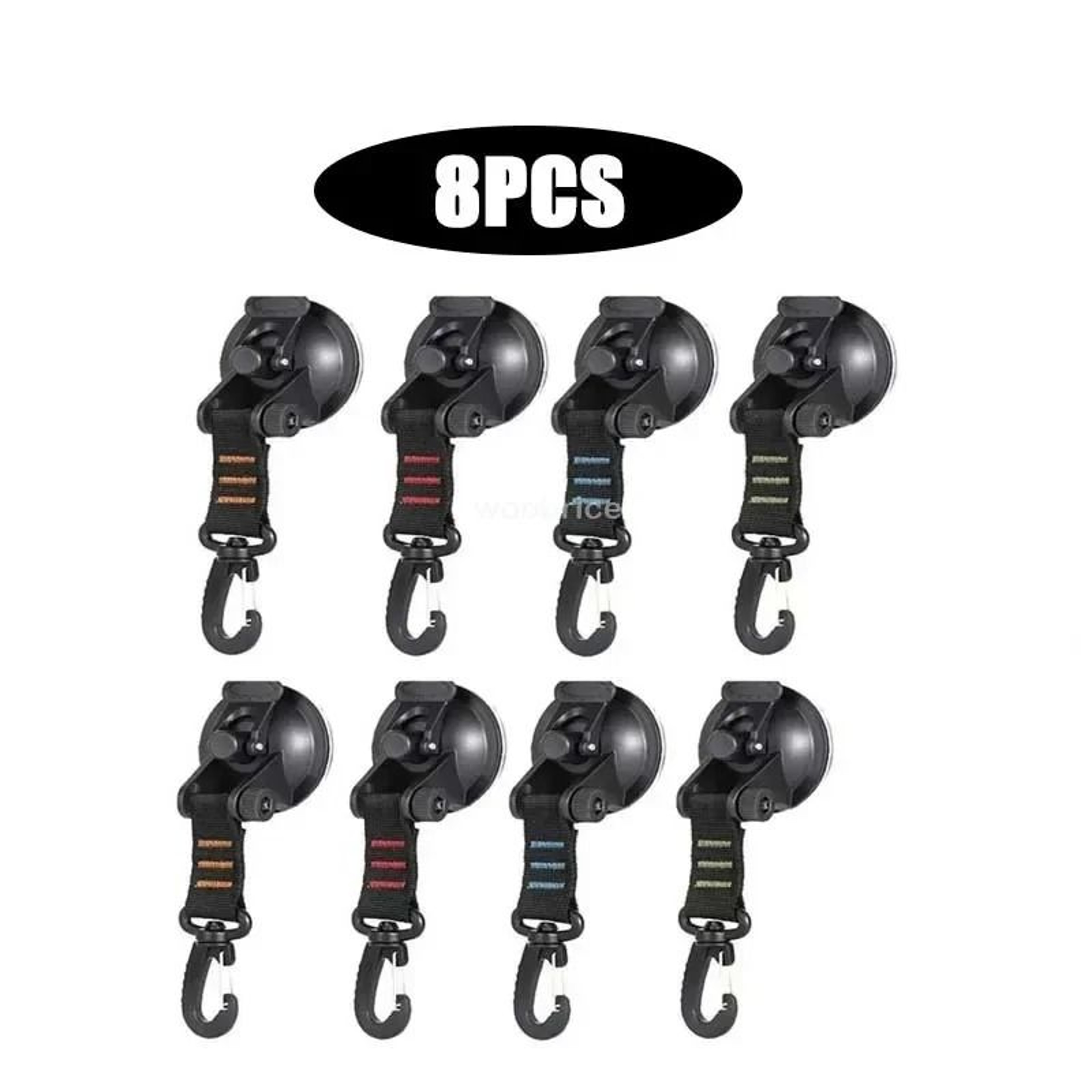 Powerful Tent Suction Cups Car Awning Suction Anchors Camping Tarp Tie Down Hooks 18