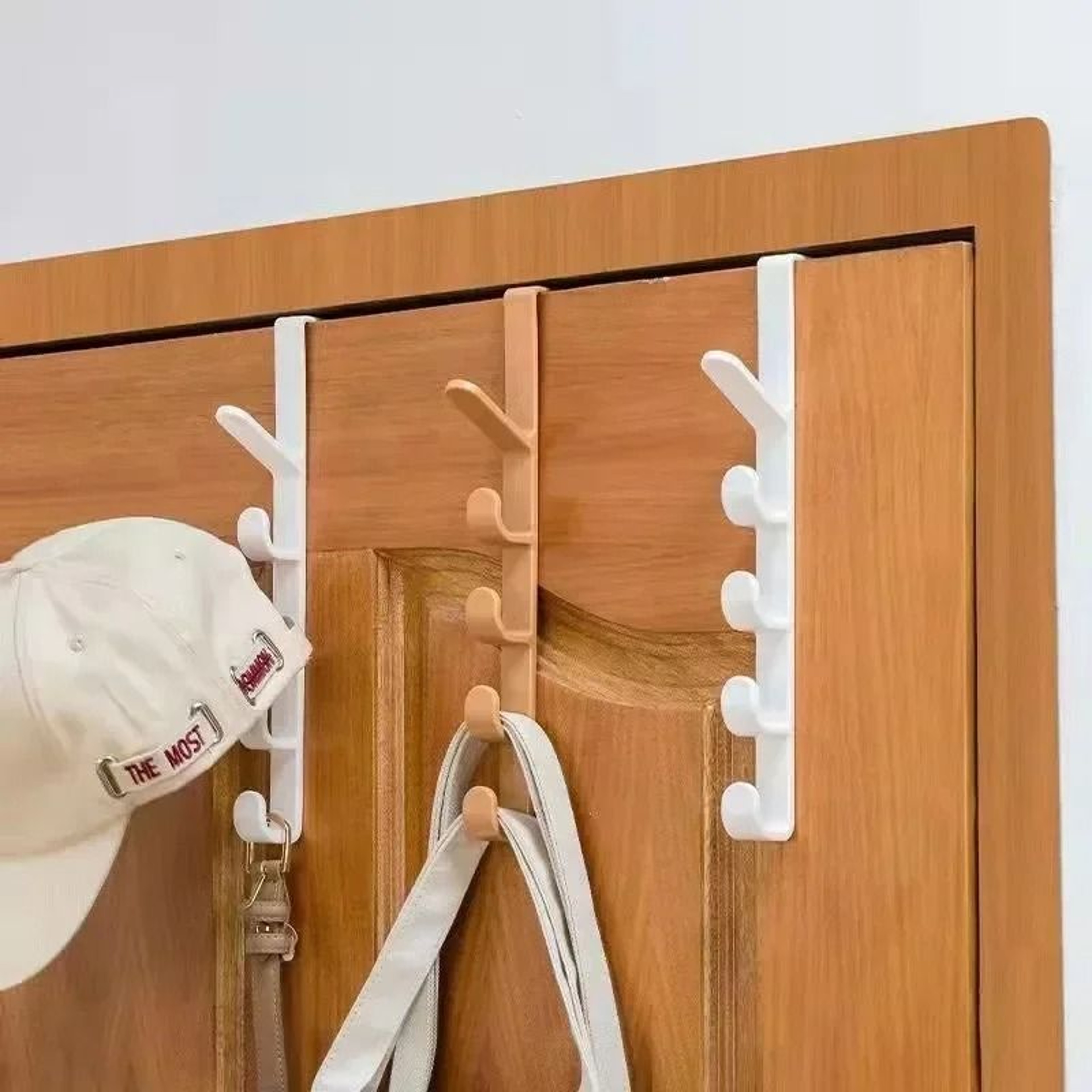 Over The Door Hanger Door Hook Rack Clothes Hanging Organizer For Bags And Coats 0