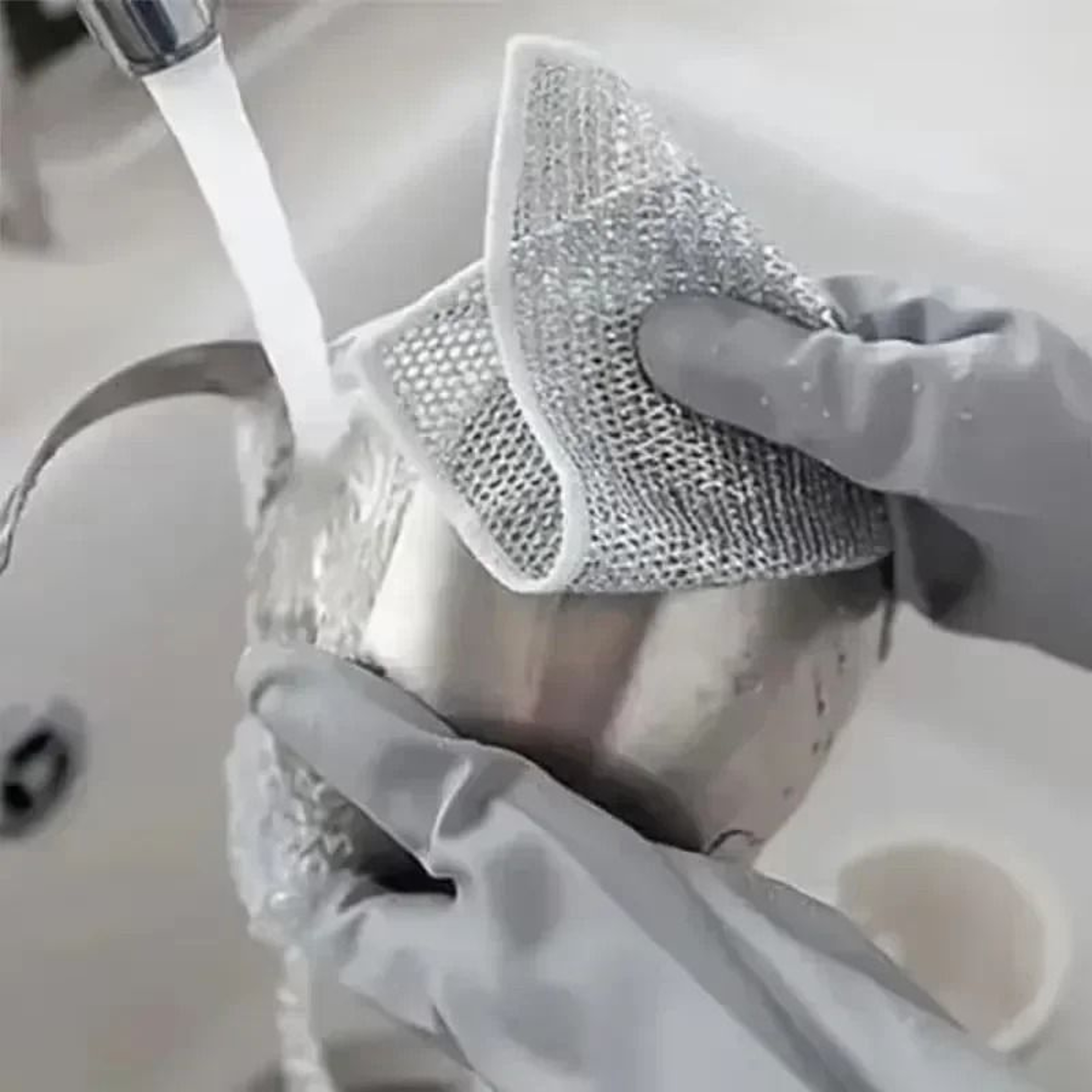 Double Sided Dishcloth Dish Towel Absorbent Oil Removal Cleaning Cloth 5