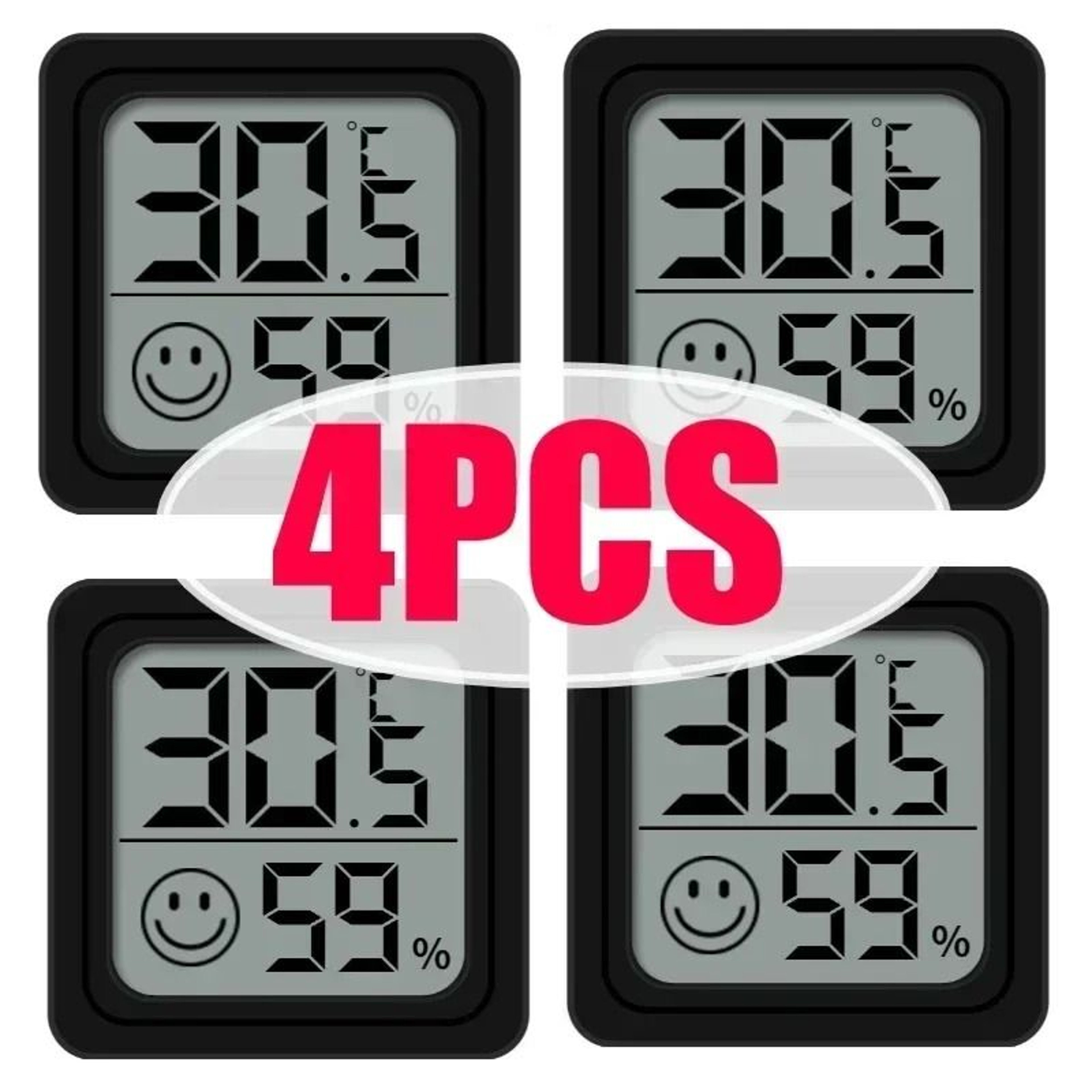 Digital Thermometer Hygrometer Mini LCD Thermometer Indoor Temperature Monitor For Room 6