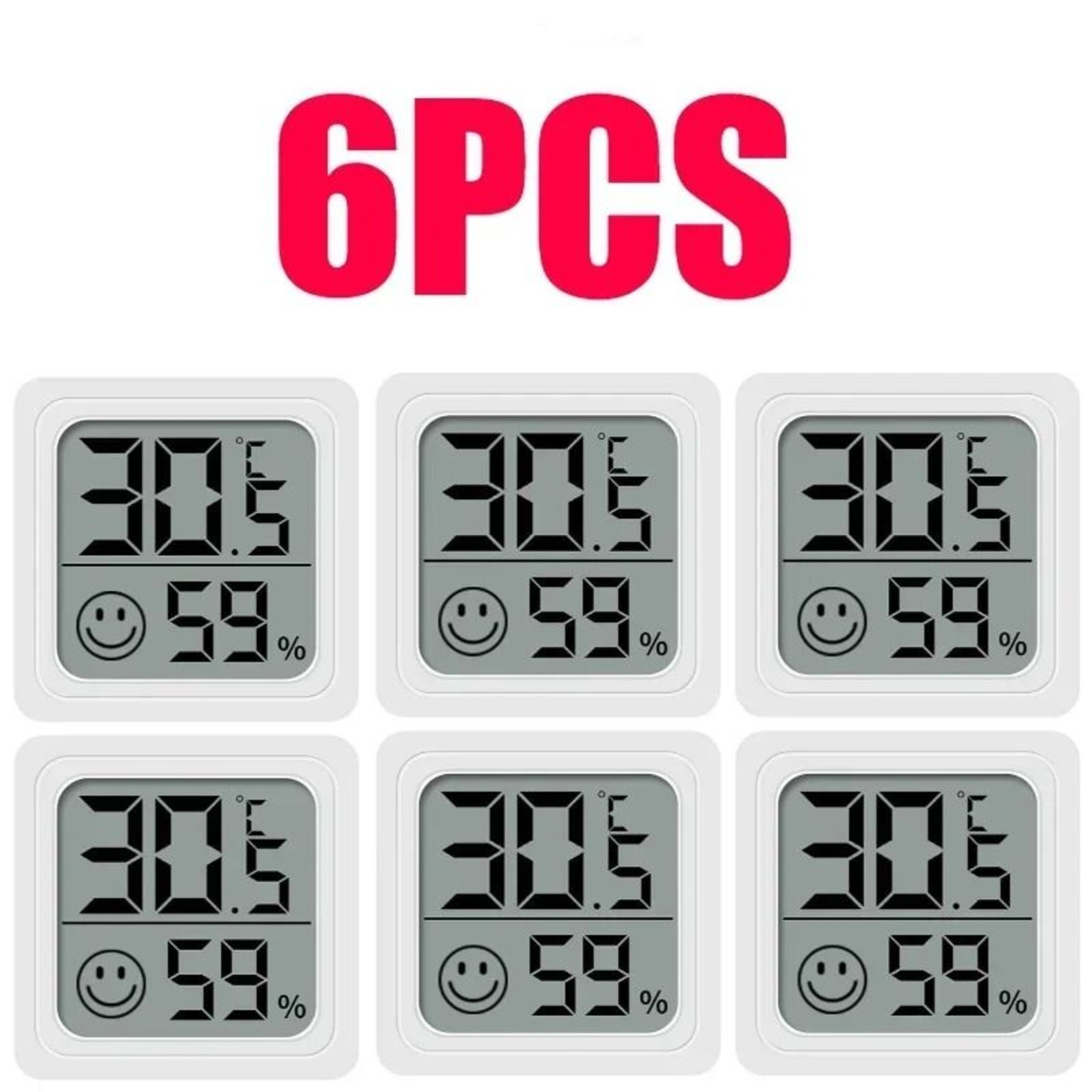 Digital Thermometer Hygrometer Mini LCD Indoor Temperature Monitor Room Humidity Meter 7