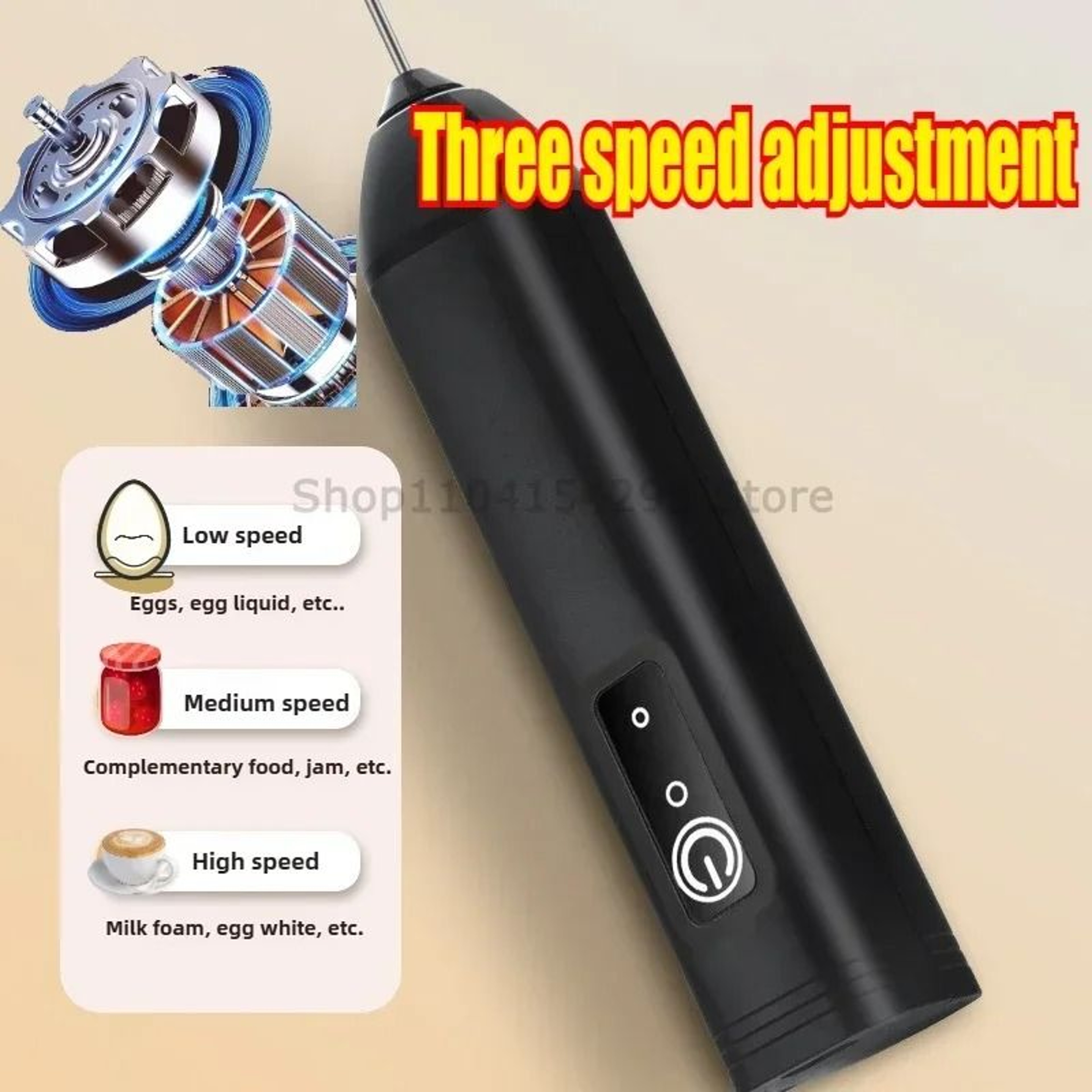 Handheld Milk Frother Electric Coffee Frother Mini Egg Beater Portable Coffee Mixer 7