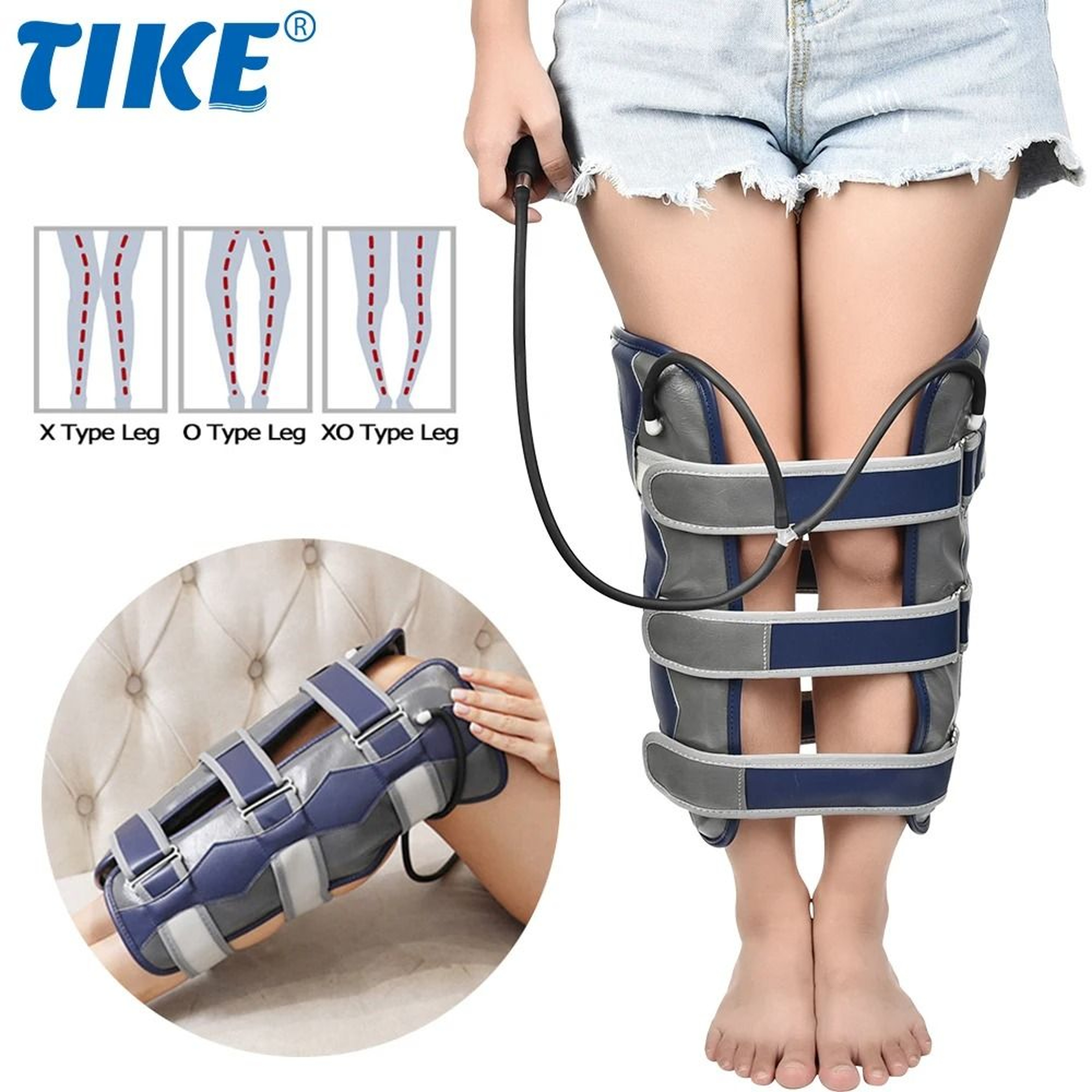 Leg Posture Corrector Bow Leg Correction Band Knee Valgum Leg Straightening Strap 5