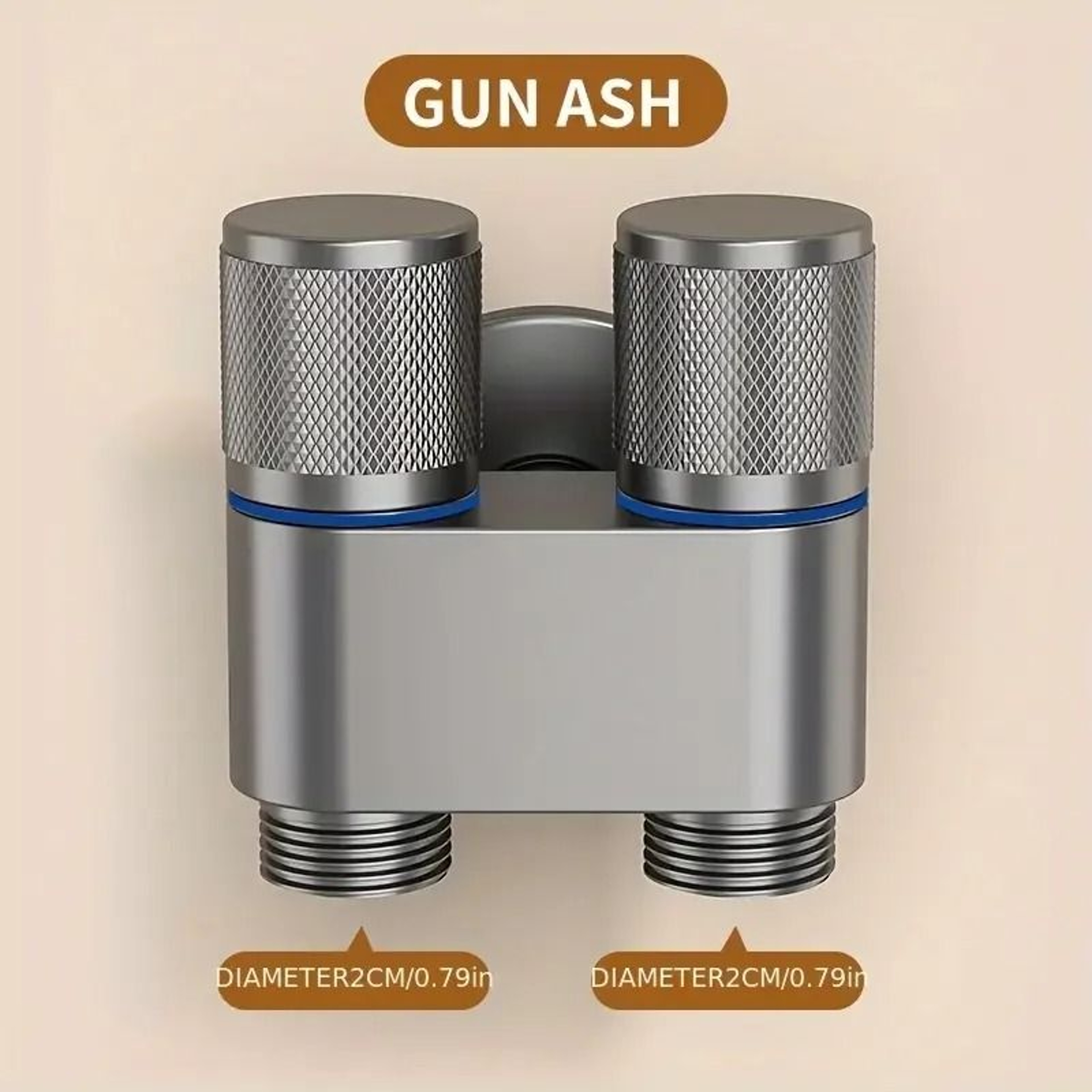 Stainless Steel Double Outlet Angle Valve Large Flow Shower And Washing Machine Control Valve 7