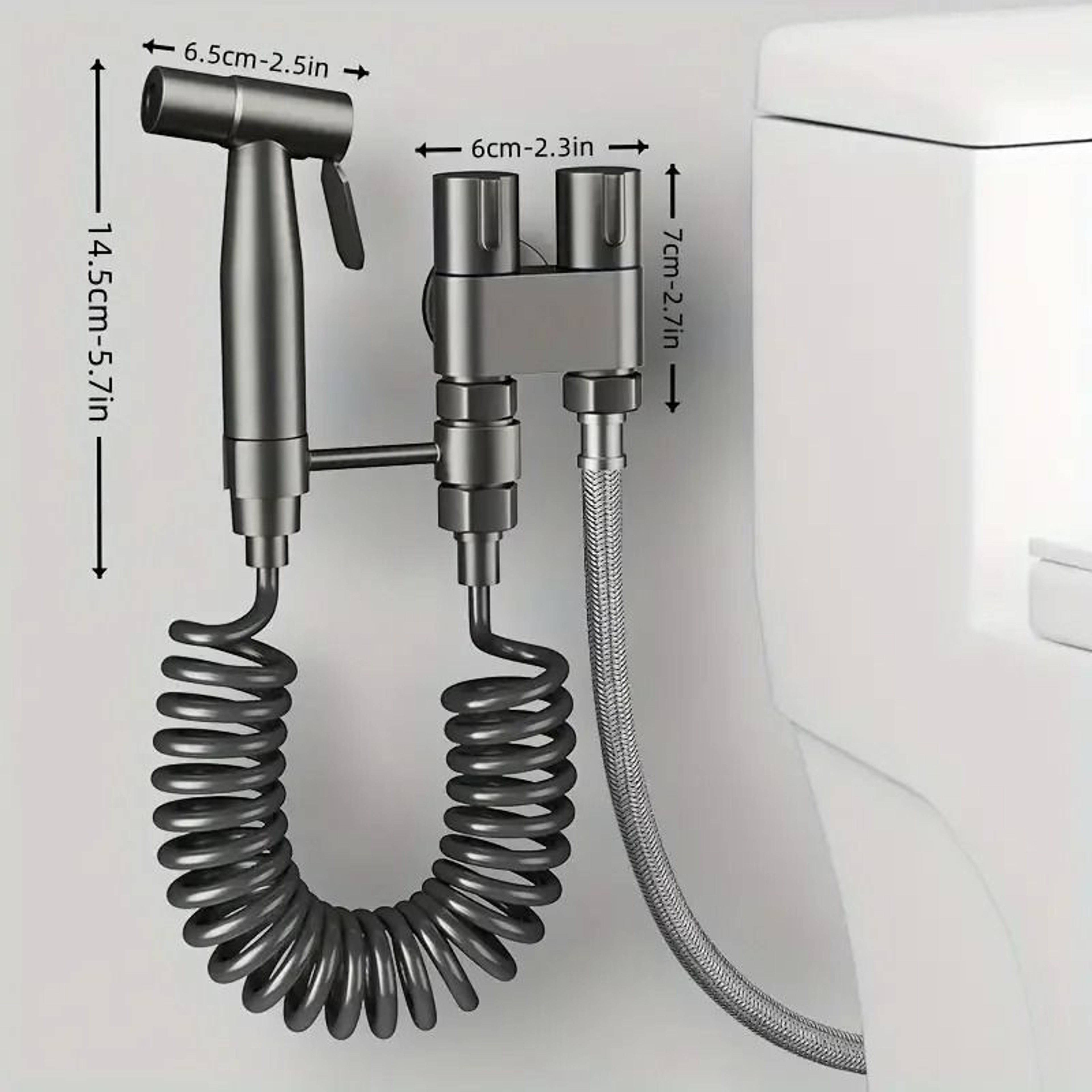 Stainless Steel Double Outlet Angle Valve Large Flow Shower And Washing Machine Control Valve 9