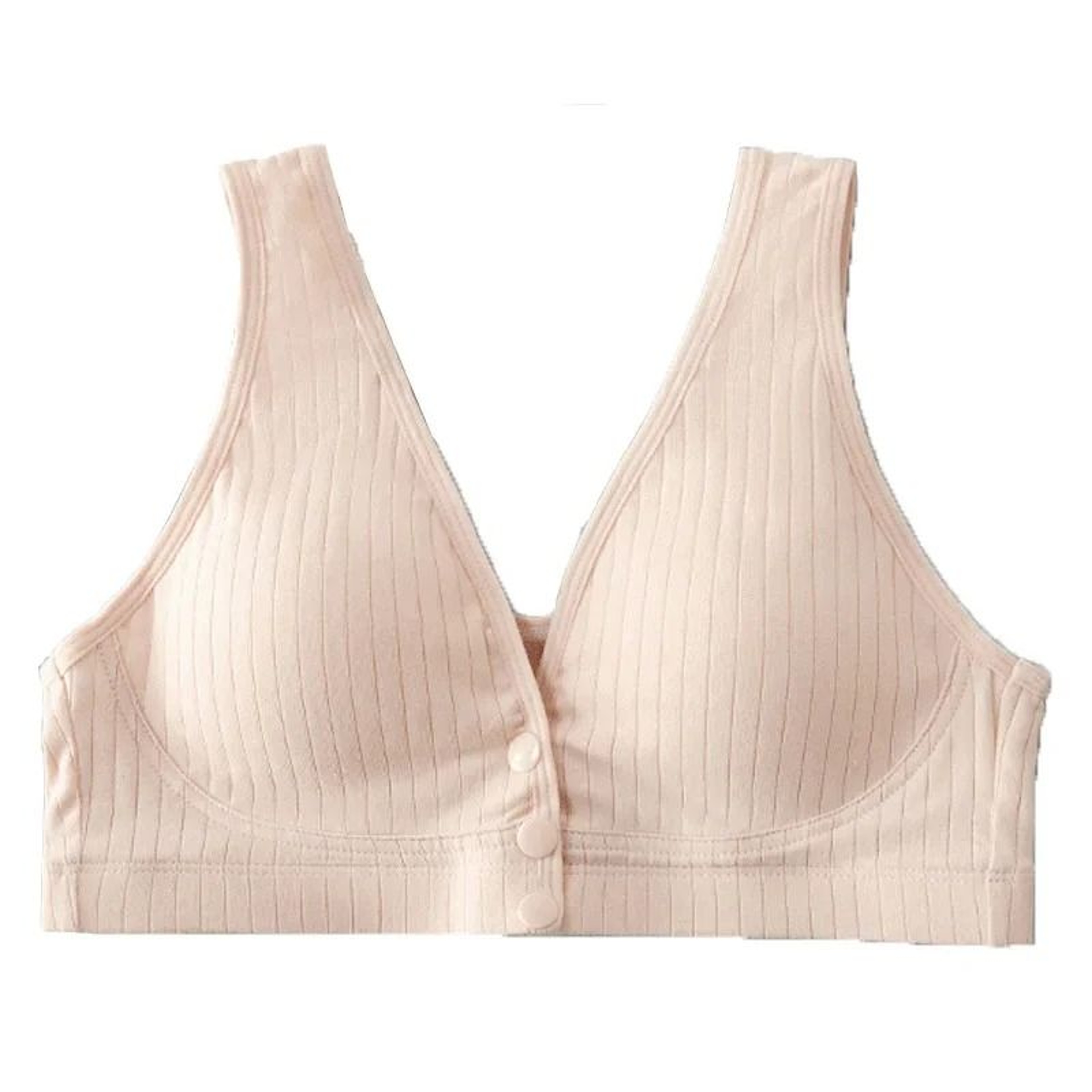 Pure Cotton Nursing Bra Breastfeeding Bra Maternity Bralette Plus Size Comfort 2