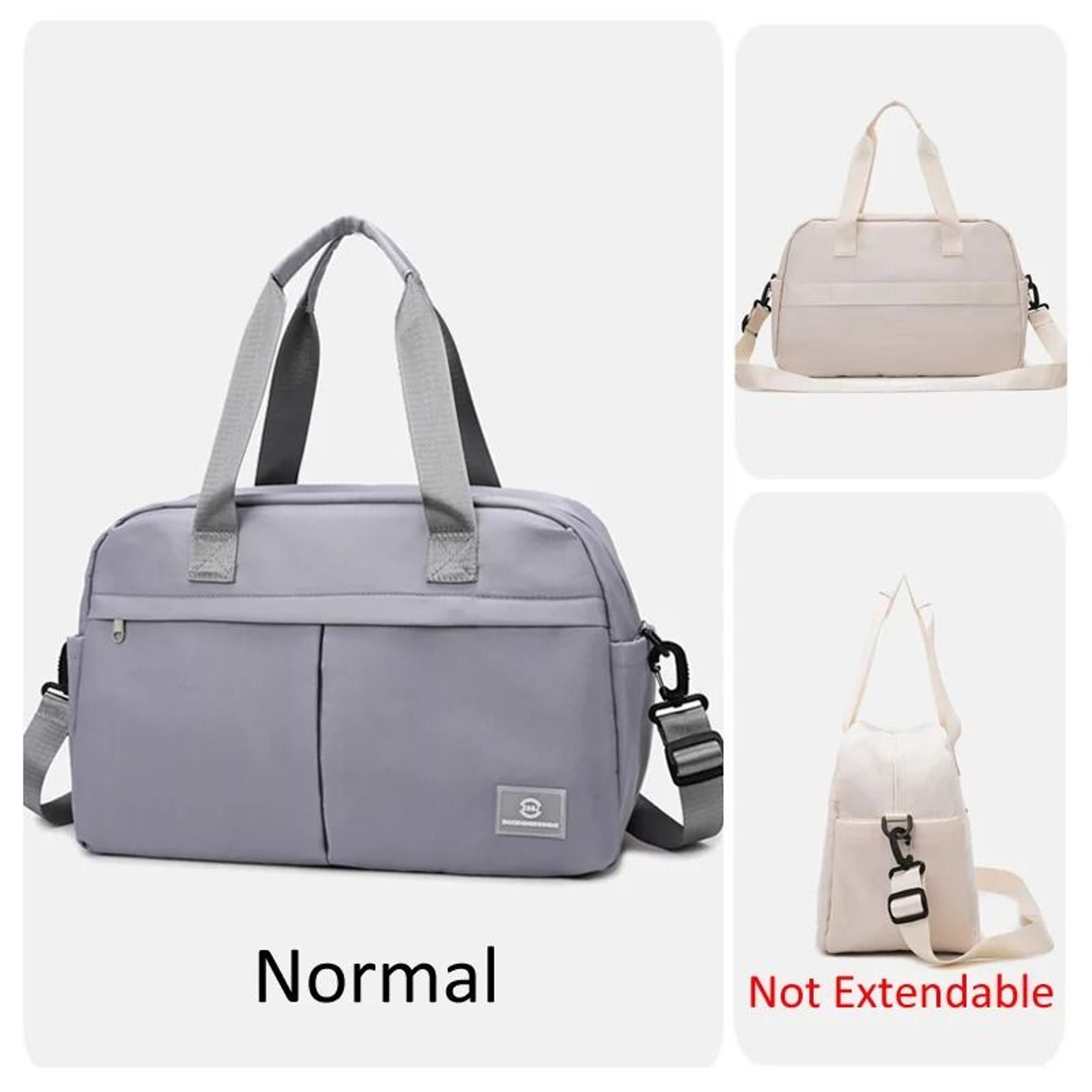 Expandable Travel Bag Carry On Duffle Bag Large Multi Layer Weekend Handbag 3