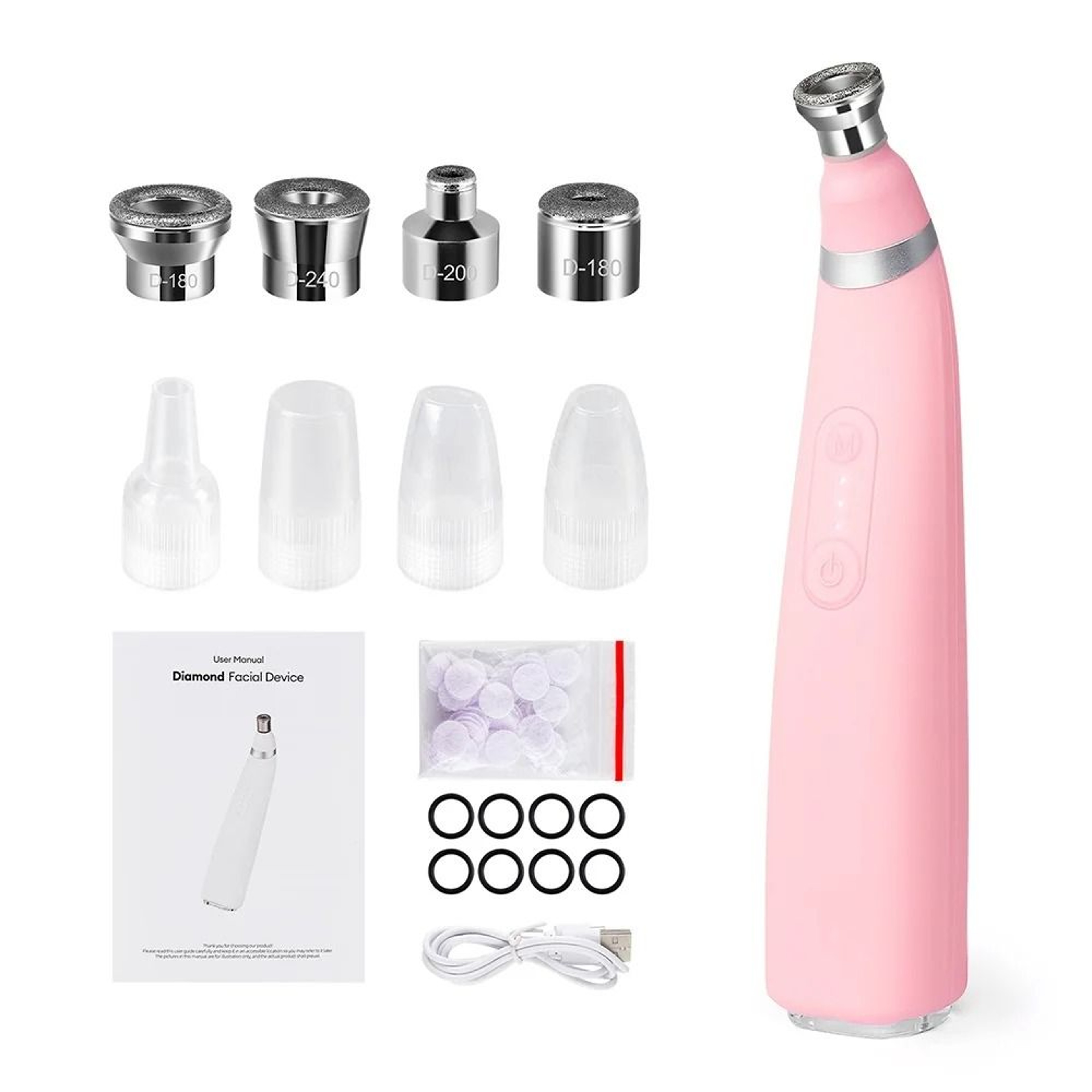 Diamond Microdermabrasion Machine Home Use Facial Peeling Deep Cleaning Device 7
