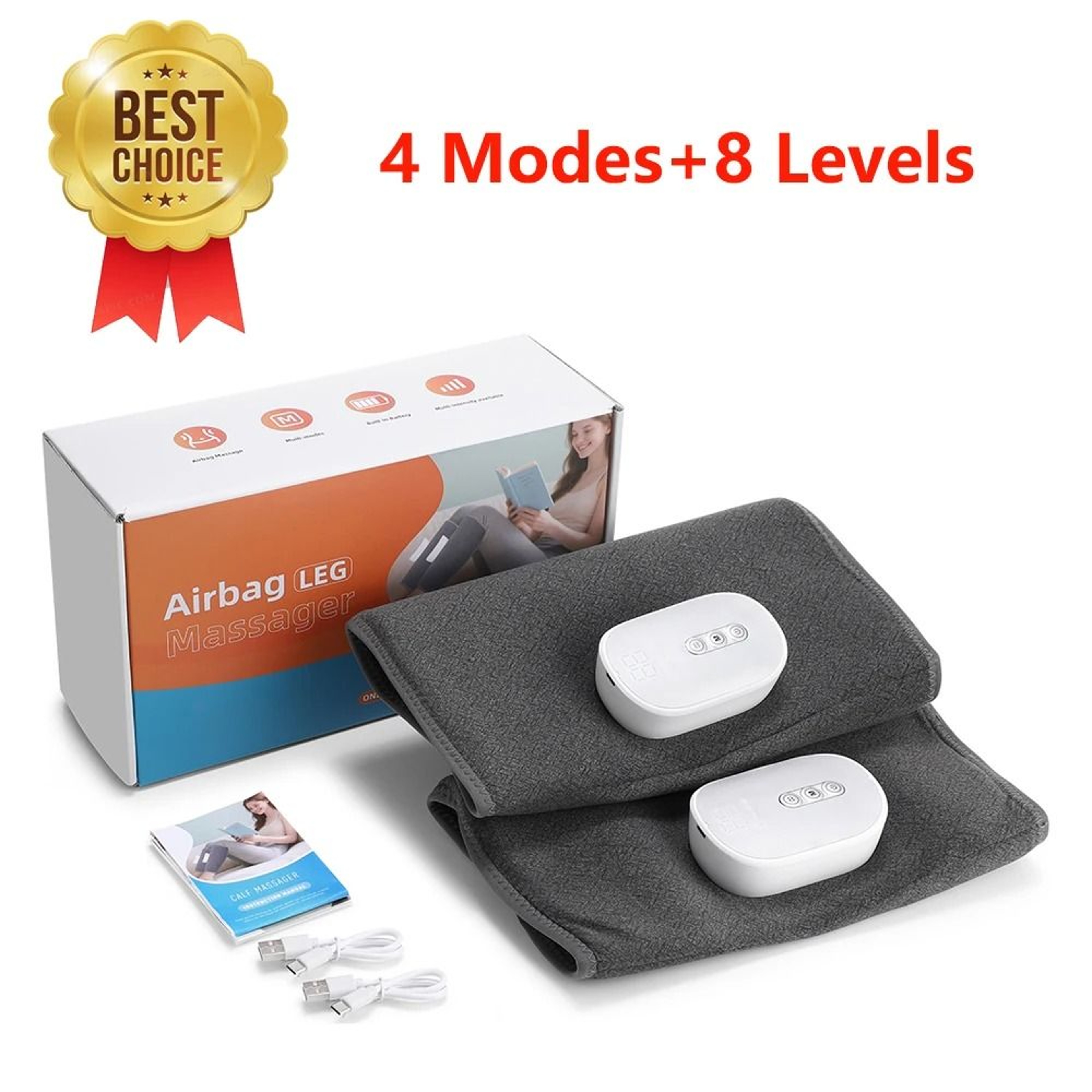 Wireless 360 Air Pressure Calf Massager Foot And Leg Air Compression 3 Mode 6