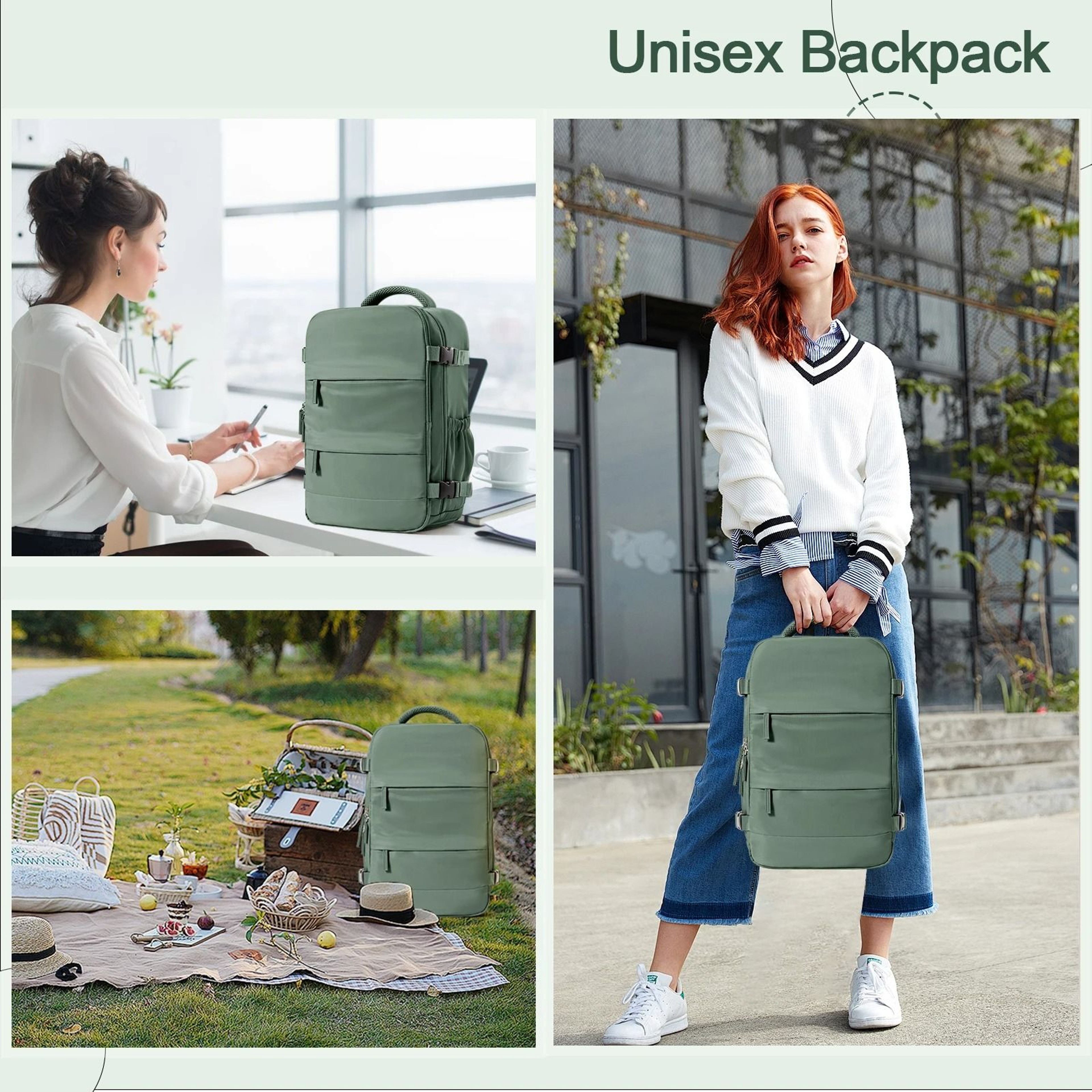40x20x25 Cabin Backpack Ryanair Cabin Bag Carry On Laptop Travel Backpack 7