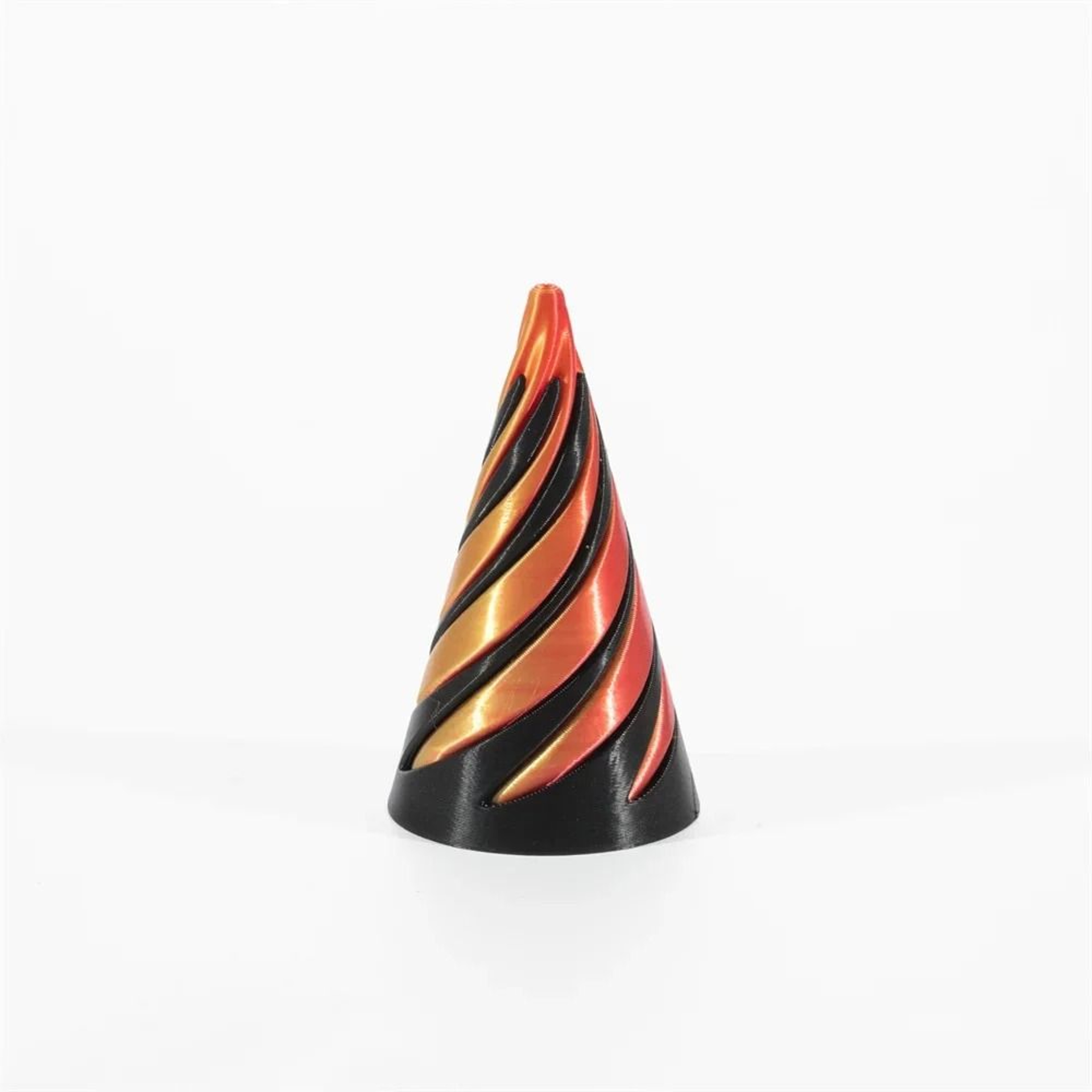 3D Printed Impossible Pyramid Spiral Cone Optical Illusion Fidget Toy 3