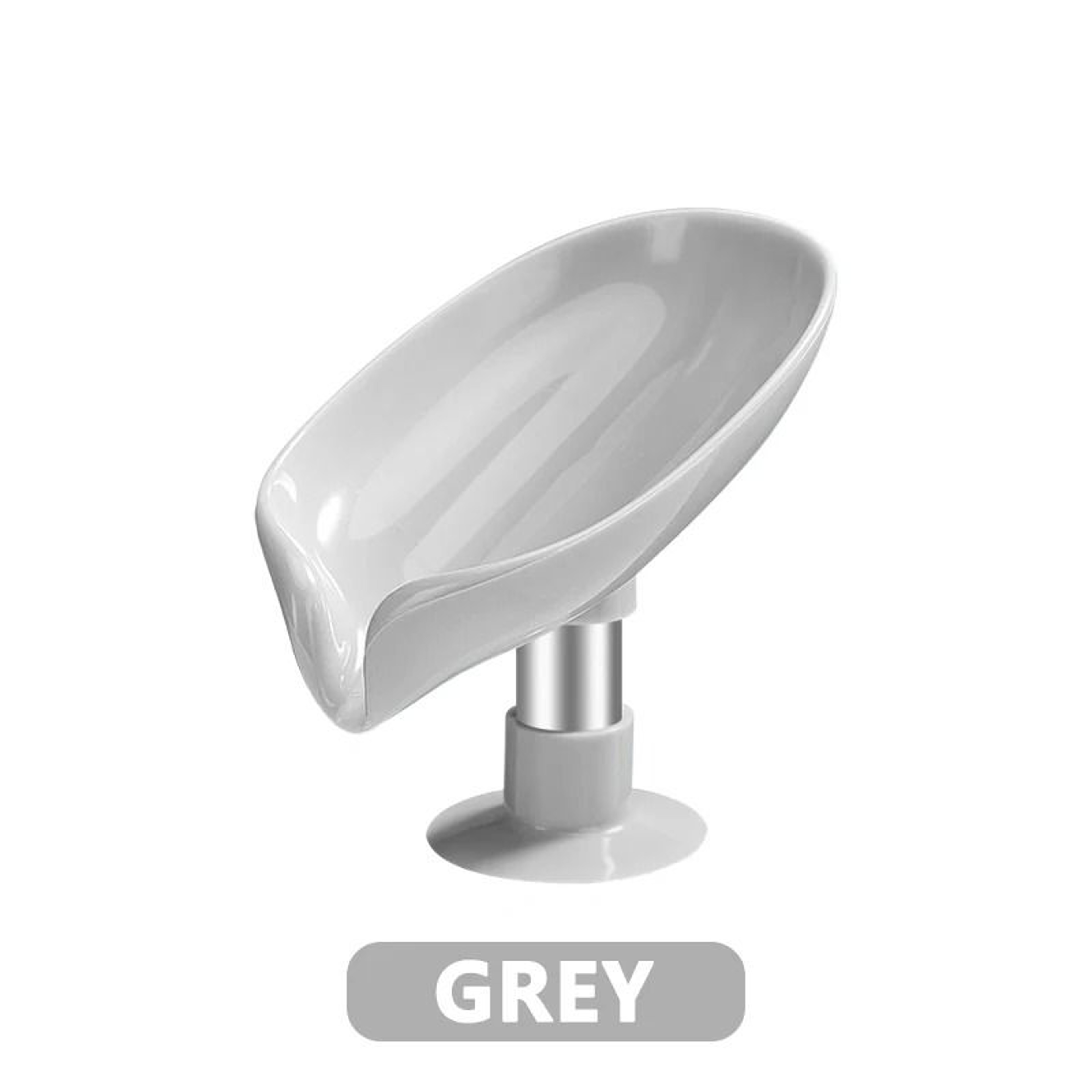 Leaf Shape Draining Soap Holder Suction Cup Soap Dish Bathroom Soap Drainer 2