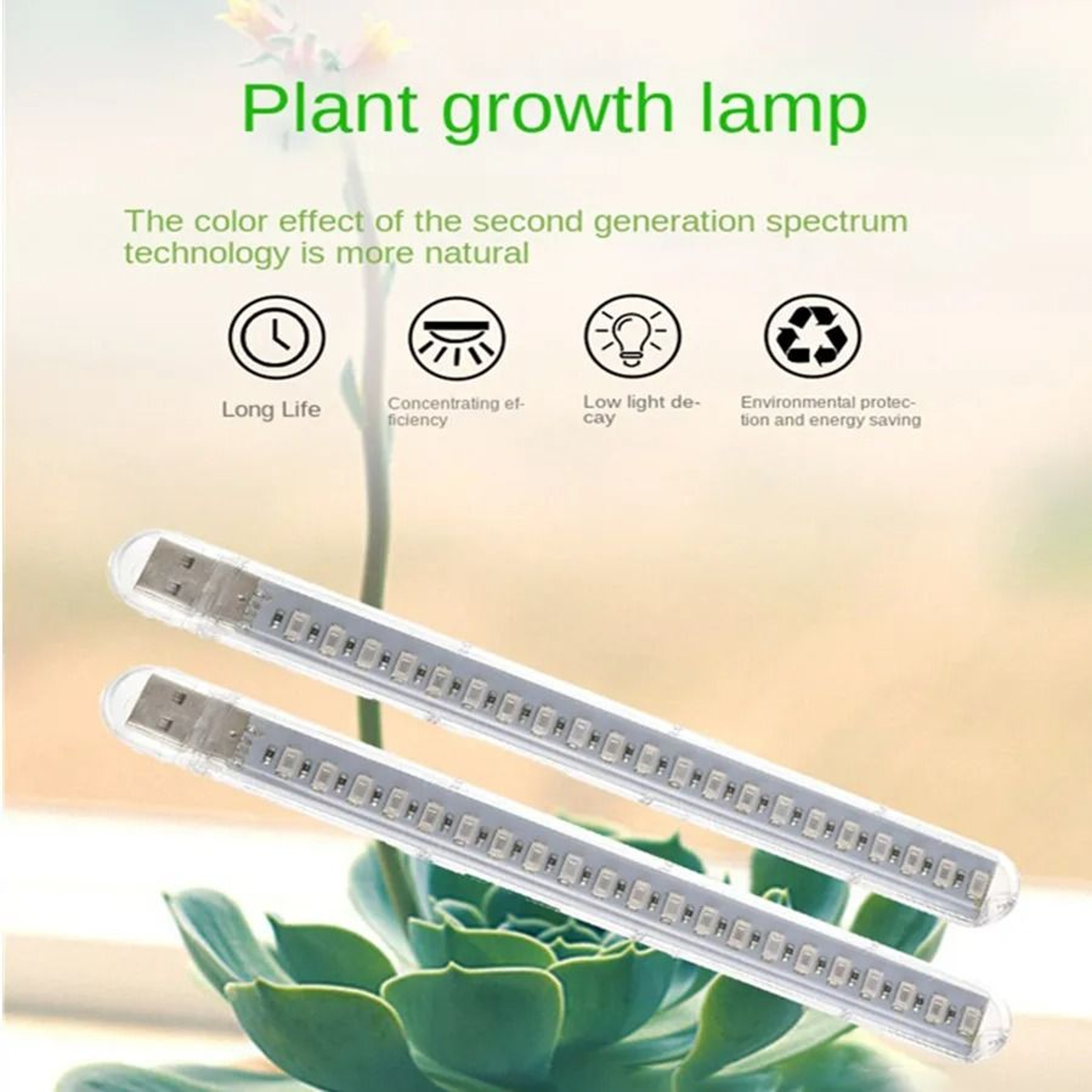 USB Full Spectrum Plant Lamp Flexible LED Grow Light For Indoor Plants And Seedlings 7