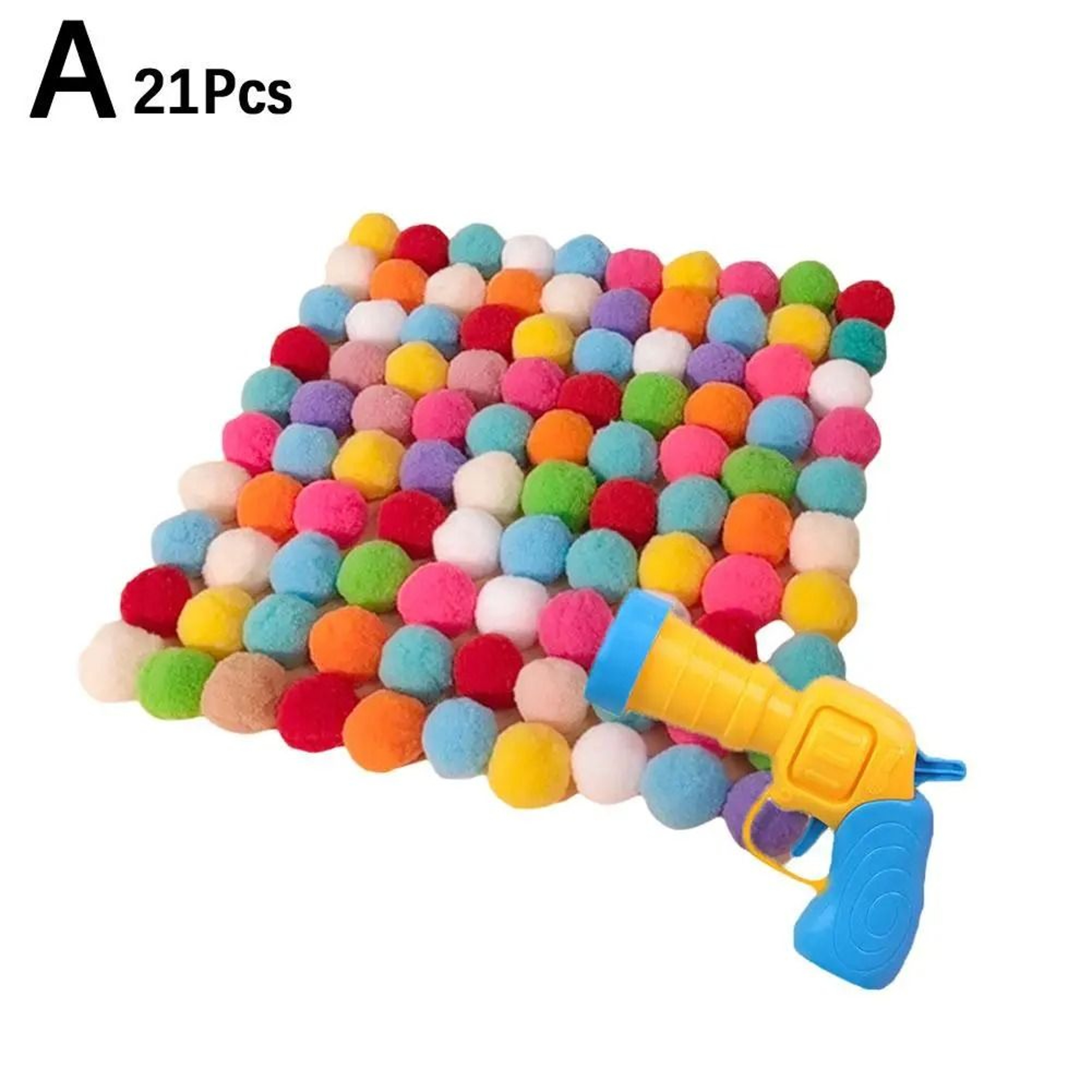 Interactive Cat Ball Launcher Toy Kitten Training Plush Ball Shooting Game Set 1