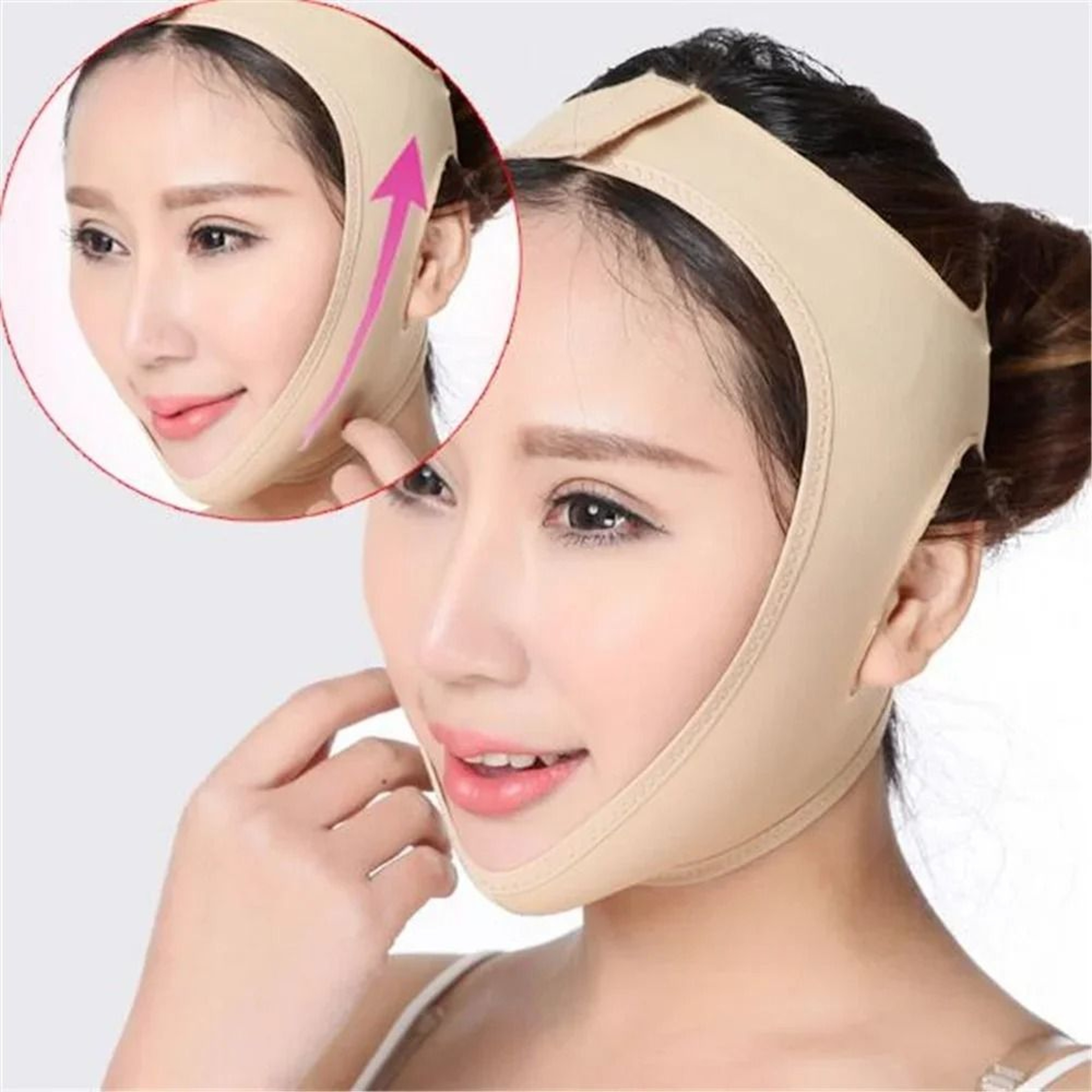 Breathable V Line Face Lift Bandage Chin Slimming Strap Jawline Shaper 12