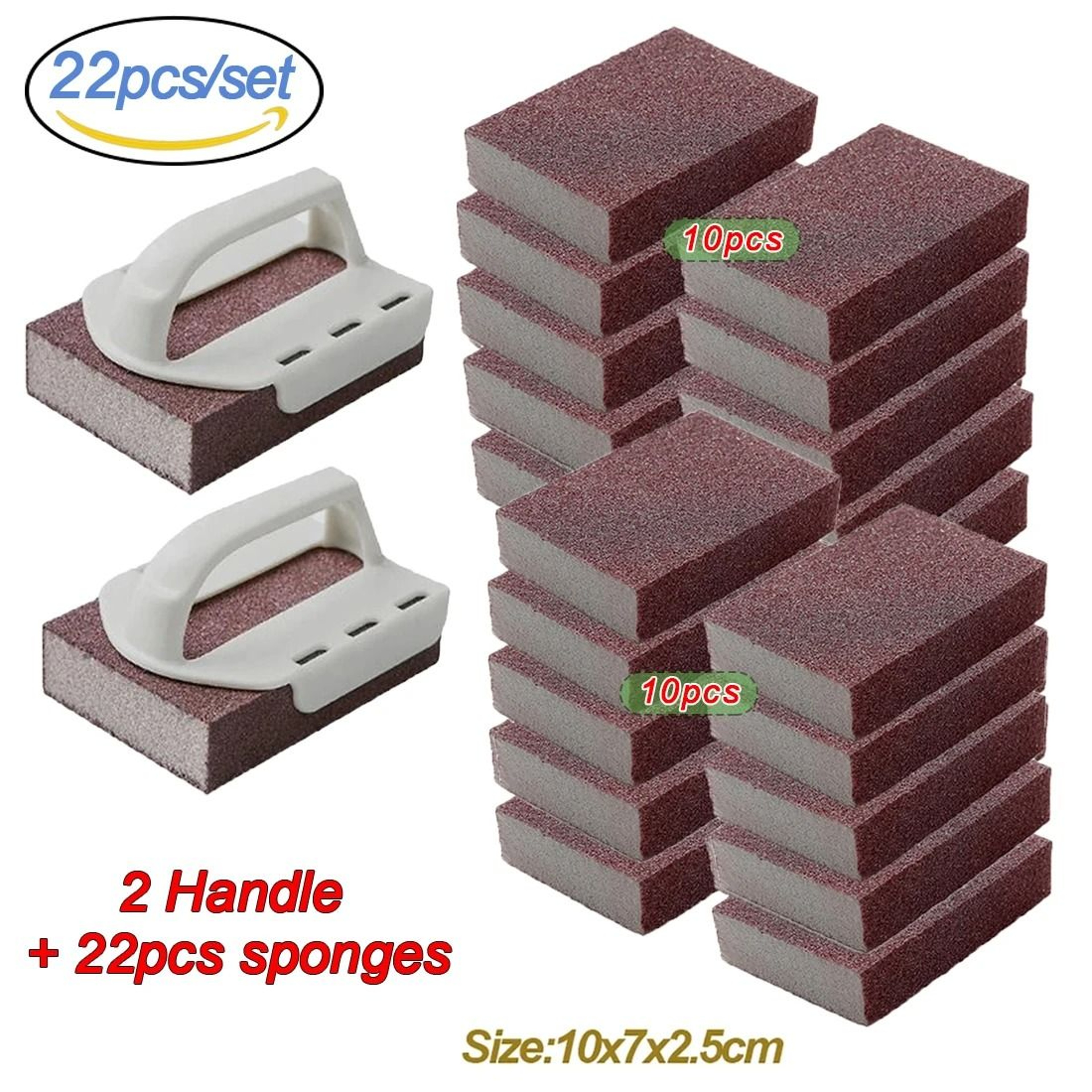 Magic Sponge Eraser Rust Remover Descaling Cleaning Sponge For Cooktop And Pots 13