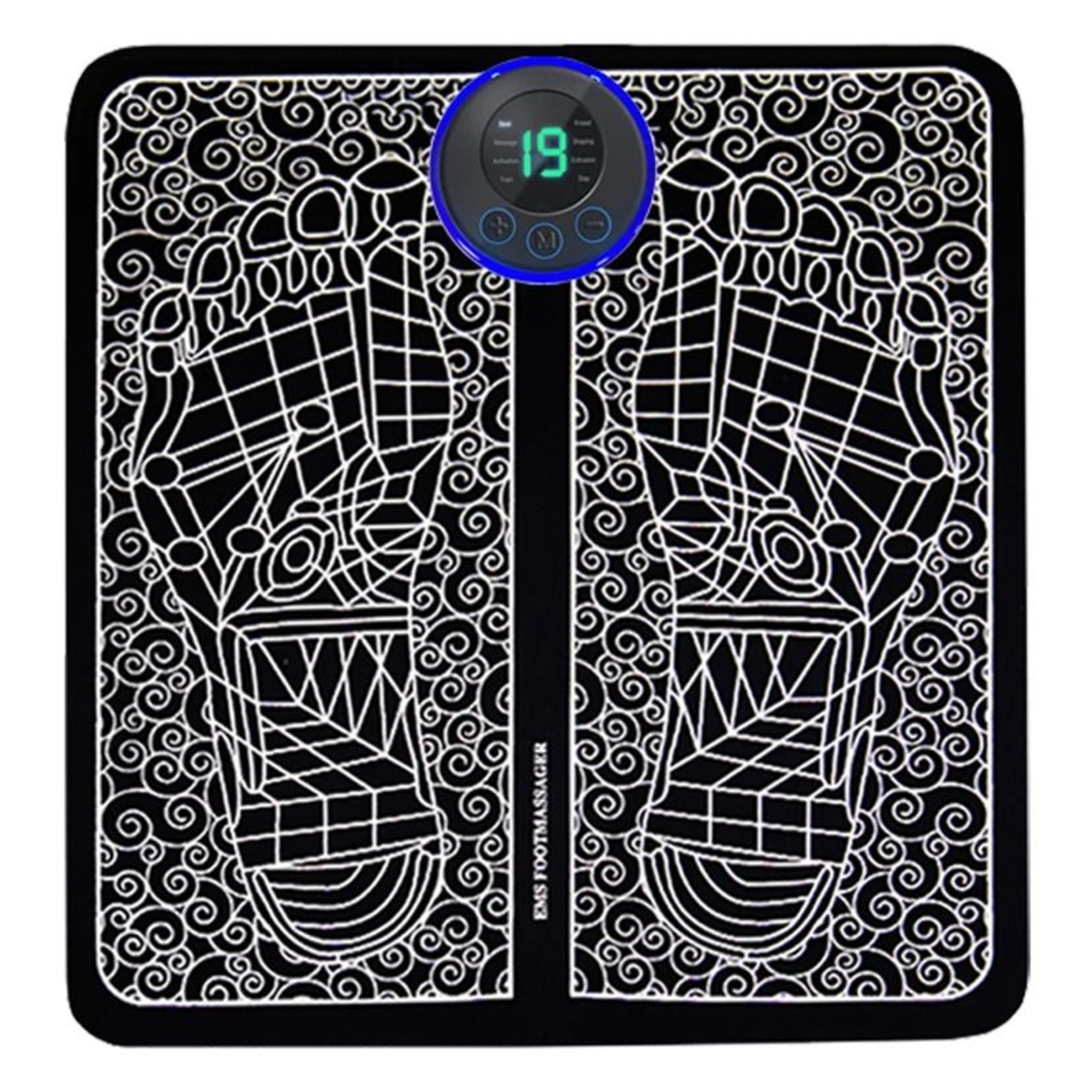 Electric Foot Massager Pad Portable Foot Massage Mat Muscle Relaxation Trainer 0
