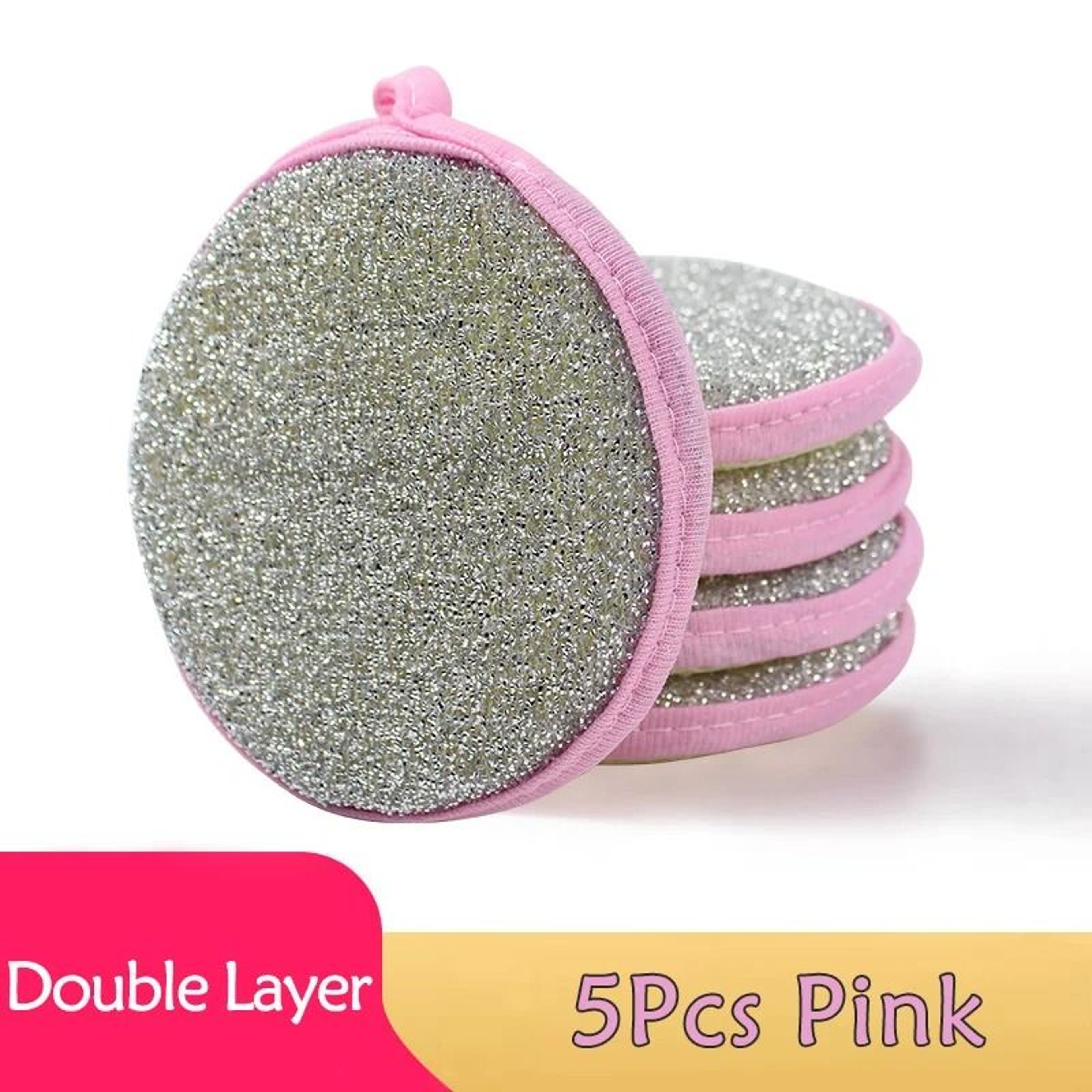 Double Sided Dish Sponge Dishwashing Sponge Set Non Scratch Pan Pot Scrubber 1