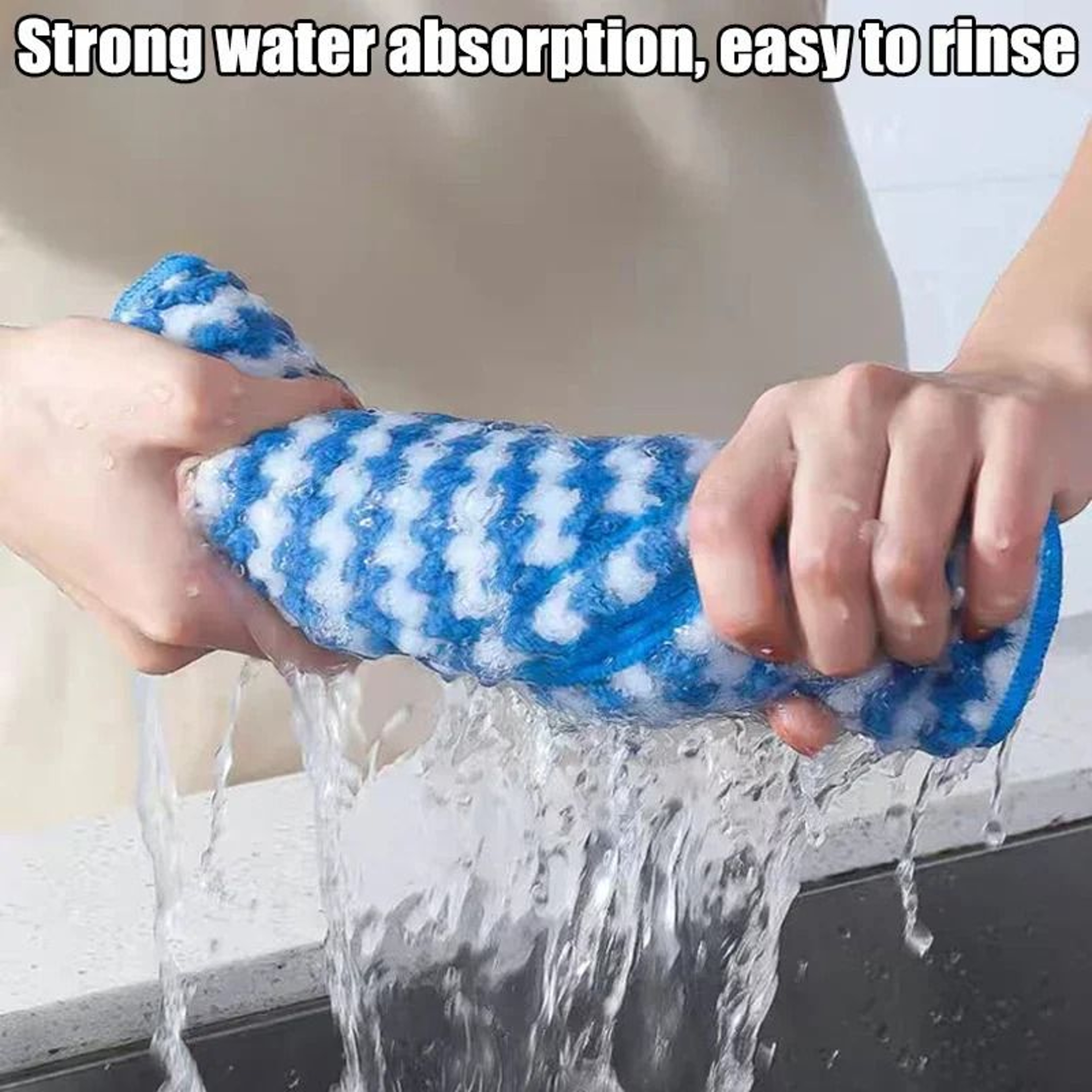 Microfiber Cleaning Cloth Thick Dishcloths High Absorbent Kitchen Wipe Towels 4
