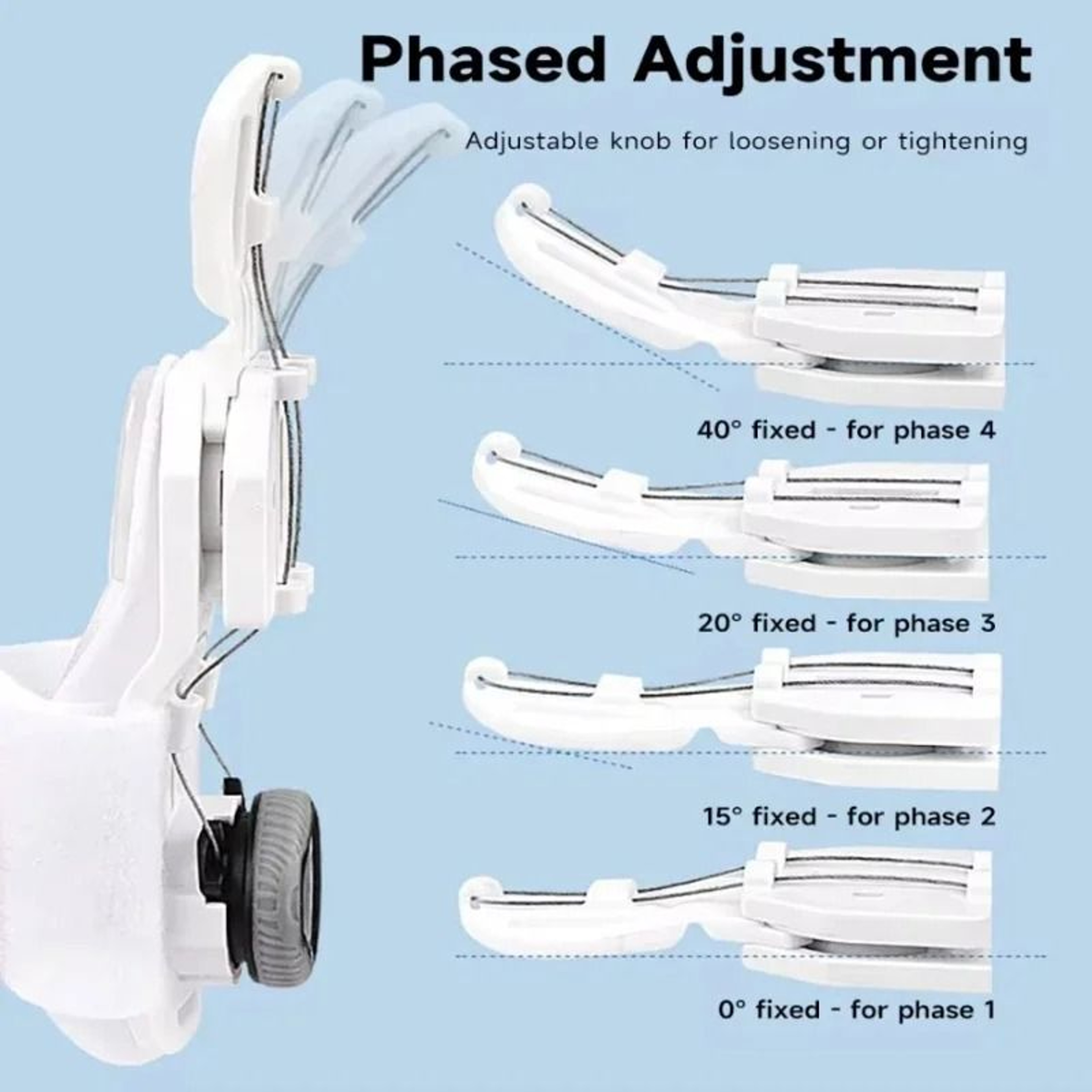Bunion Corrector Hallux Valgus Brace Adjustable Toe Separator Toe Straightener 11