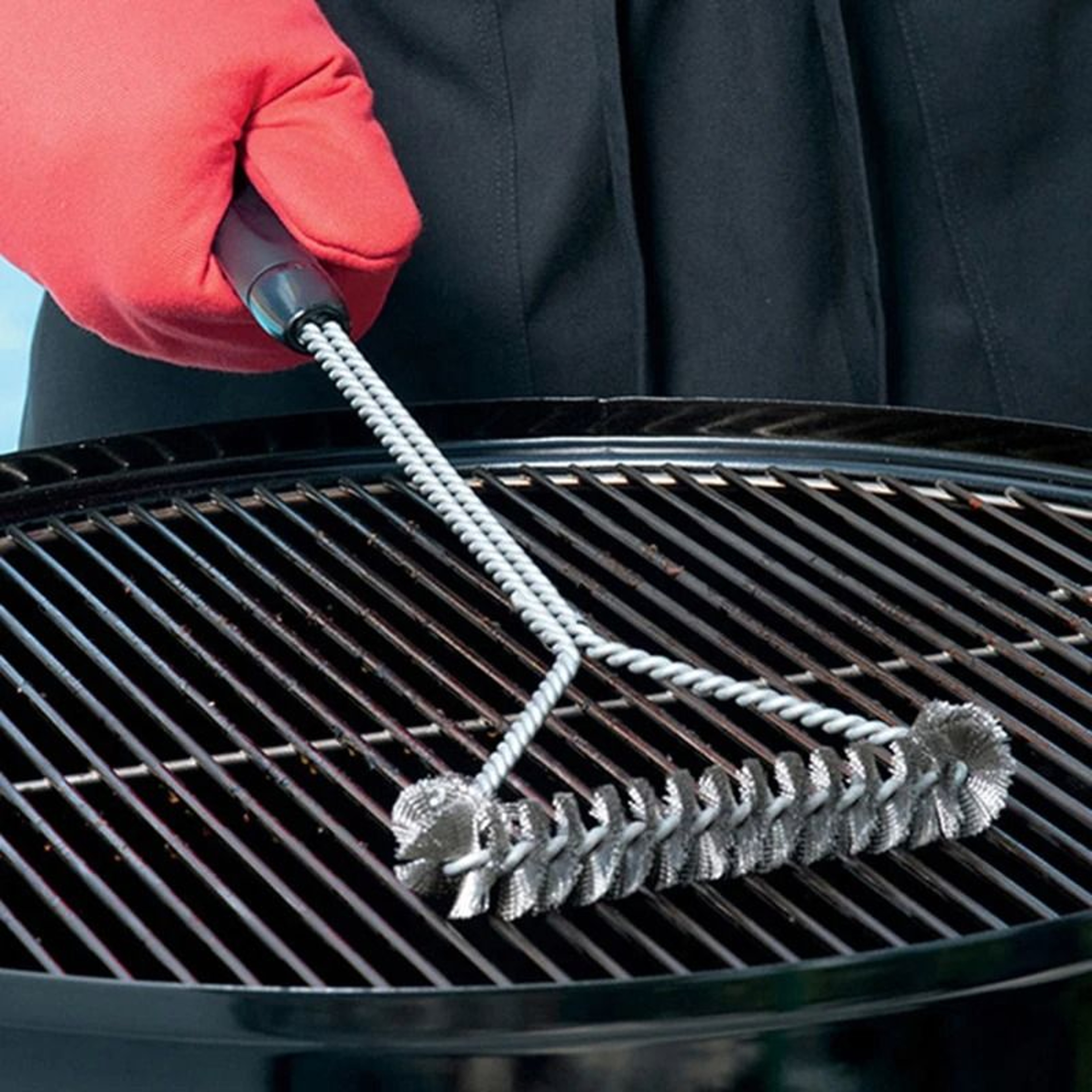 Stainless Steel BBQ Grill Brush Grill Cleaning Tool For Fast Grate Scrubbing 6