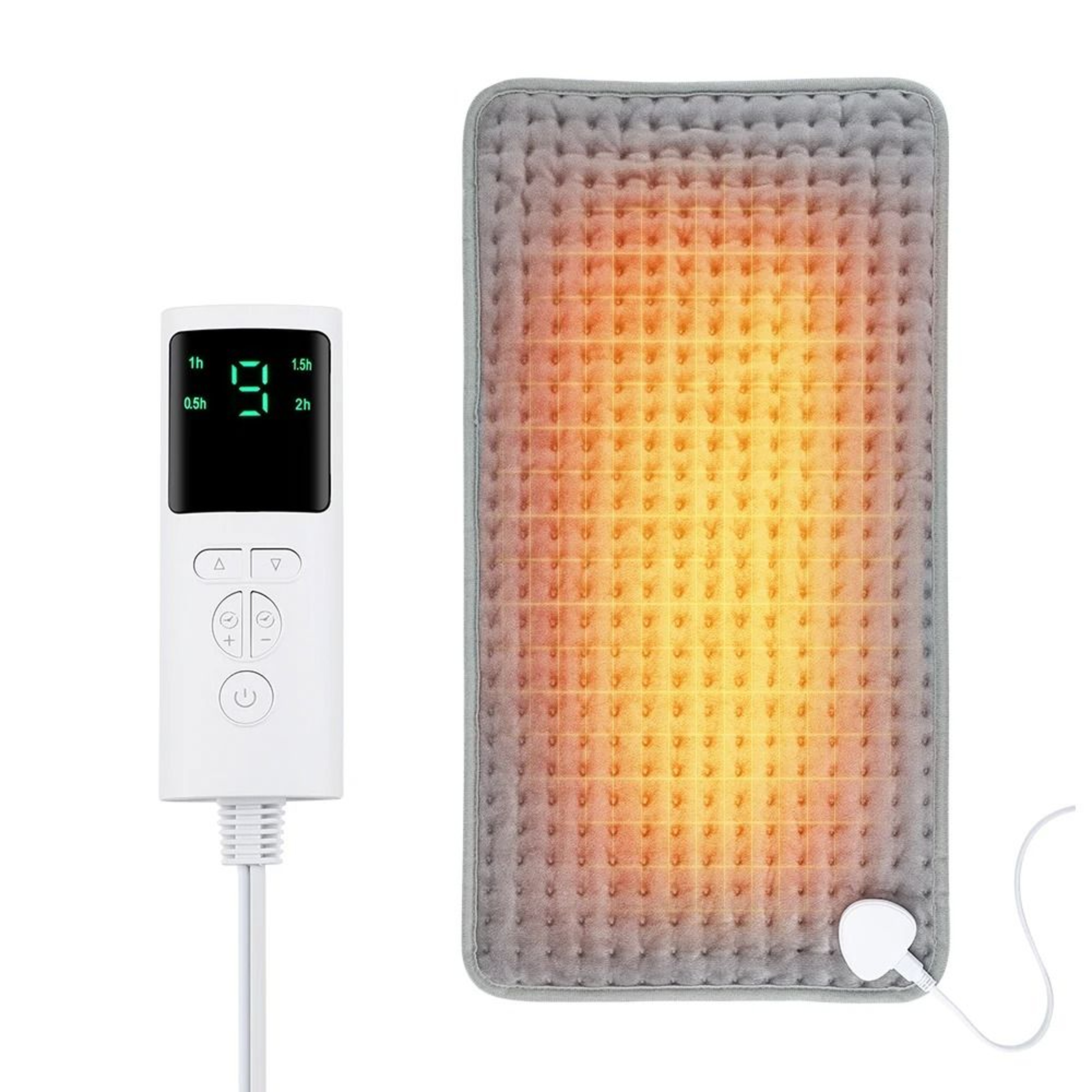Electric Heating Pad Blanket With Timer 9 Heat Levels For Neck Shoulder And Back Relief 9