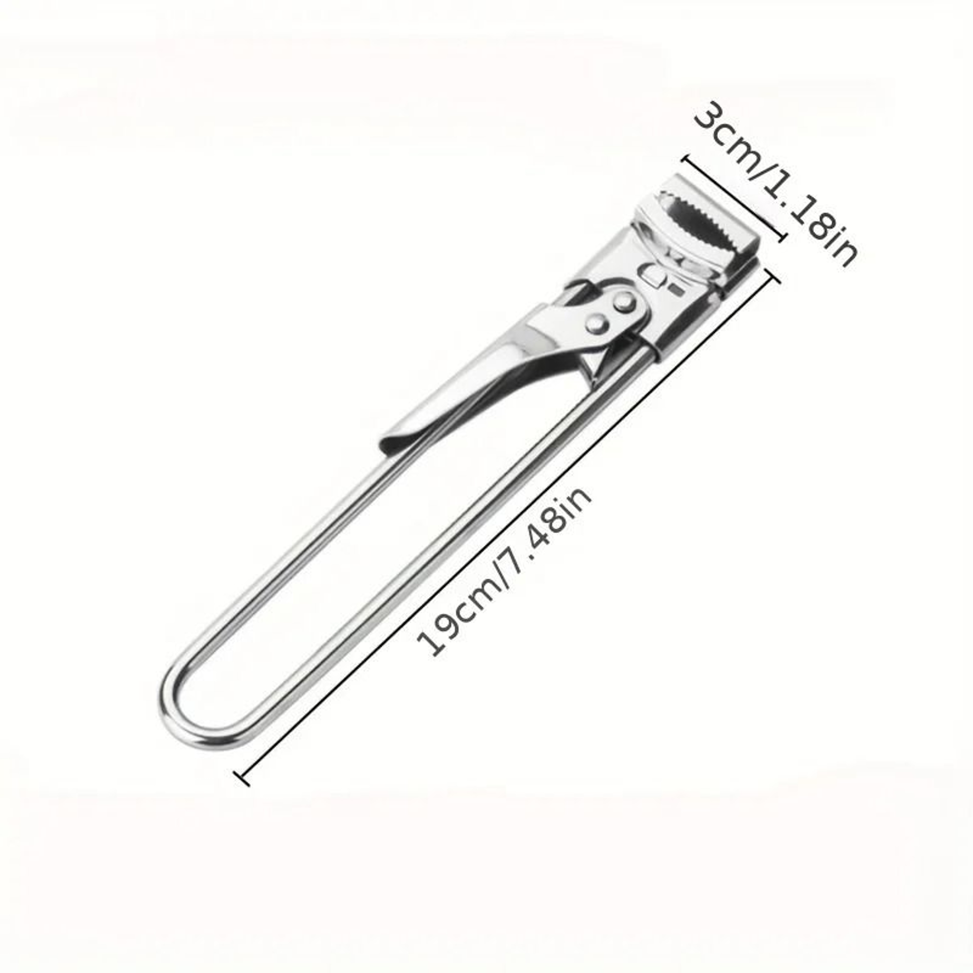 Adjustable Multi Function Bottle Opener Stainless Steel Jar Lid Opener For Easy Twisting 2