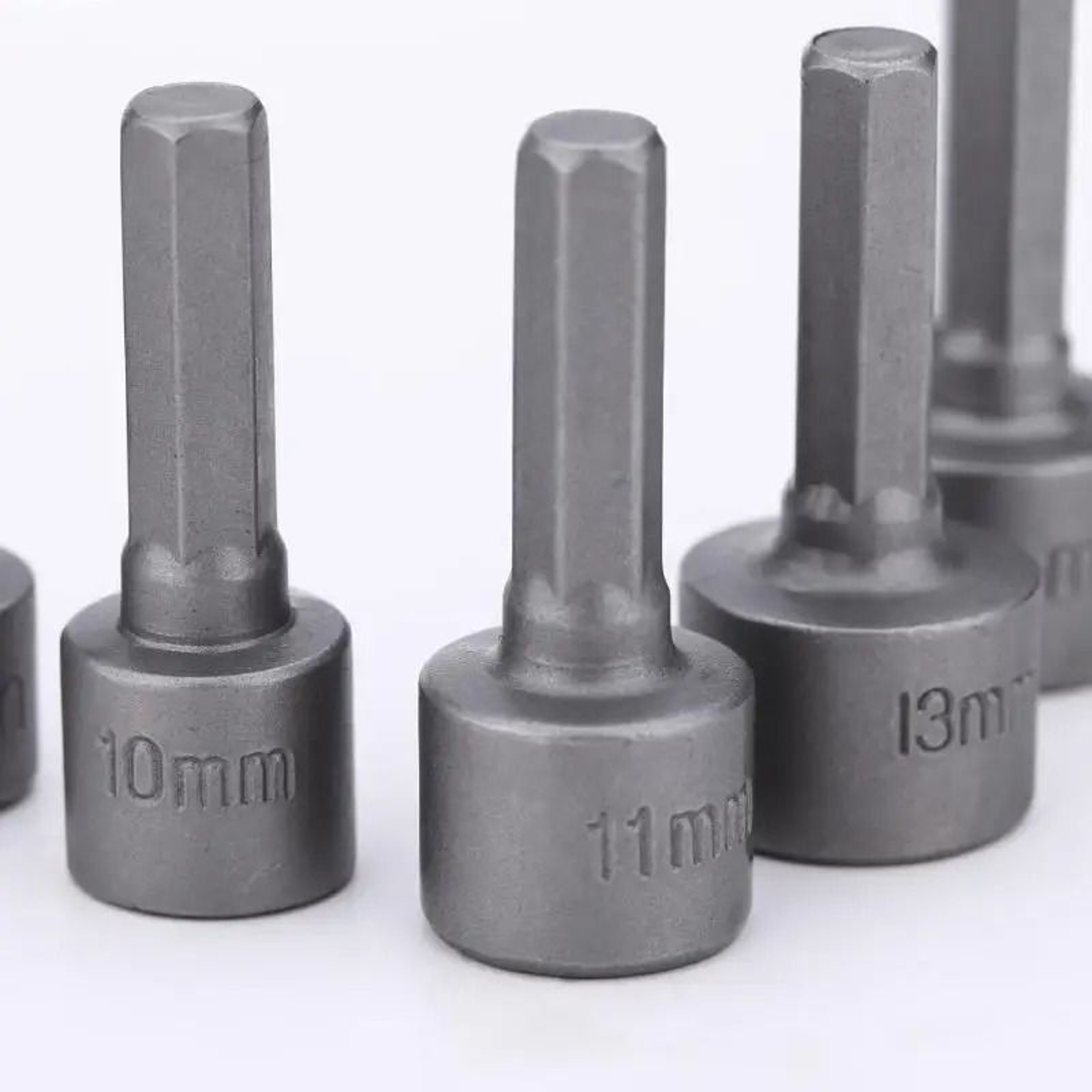 9 Piece Metric Nut Driver Set Hex Socket Set 5mm To 13mm For Fast Repairs 1
