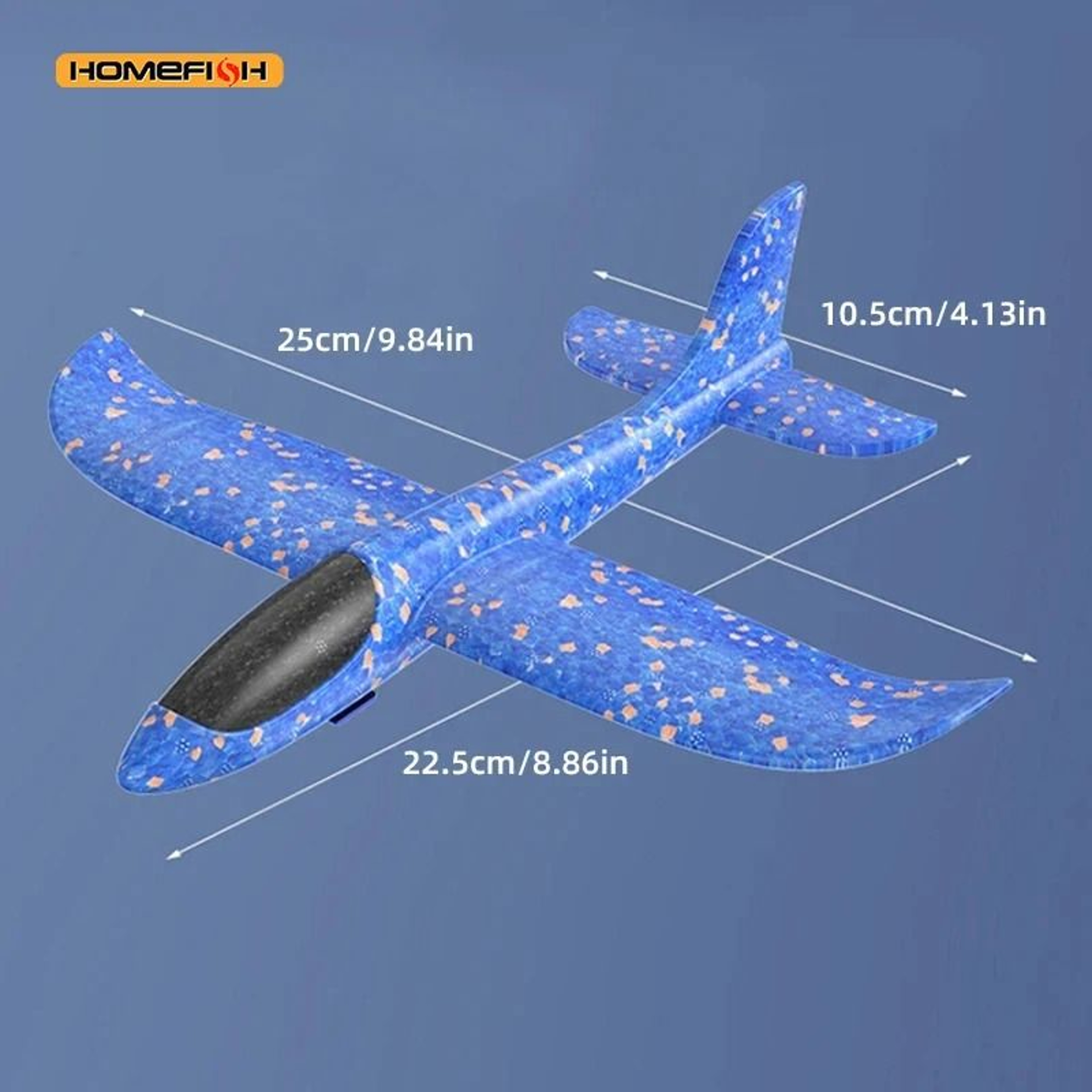 Kids Foam Airplane Toy Launcher Outdoor Glider Plane Set 6