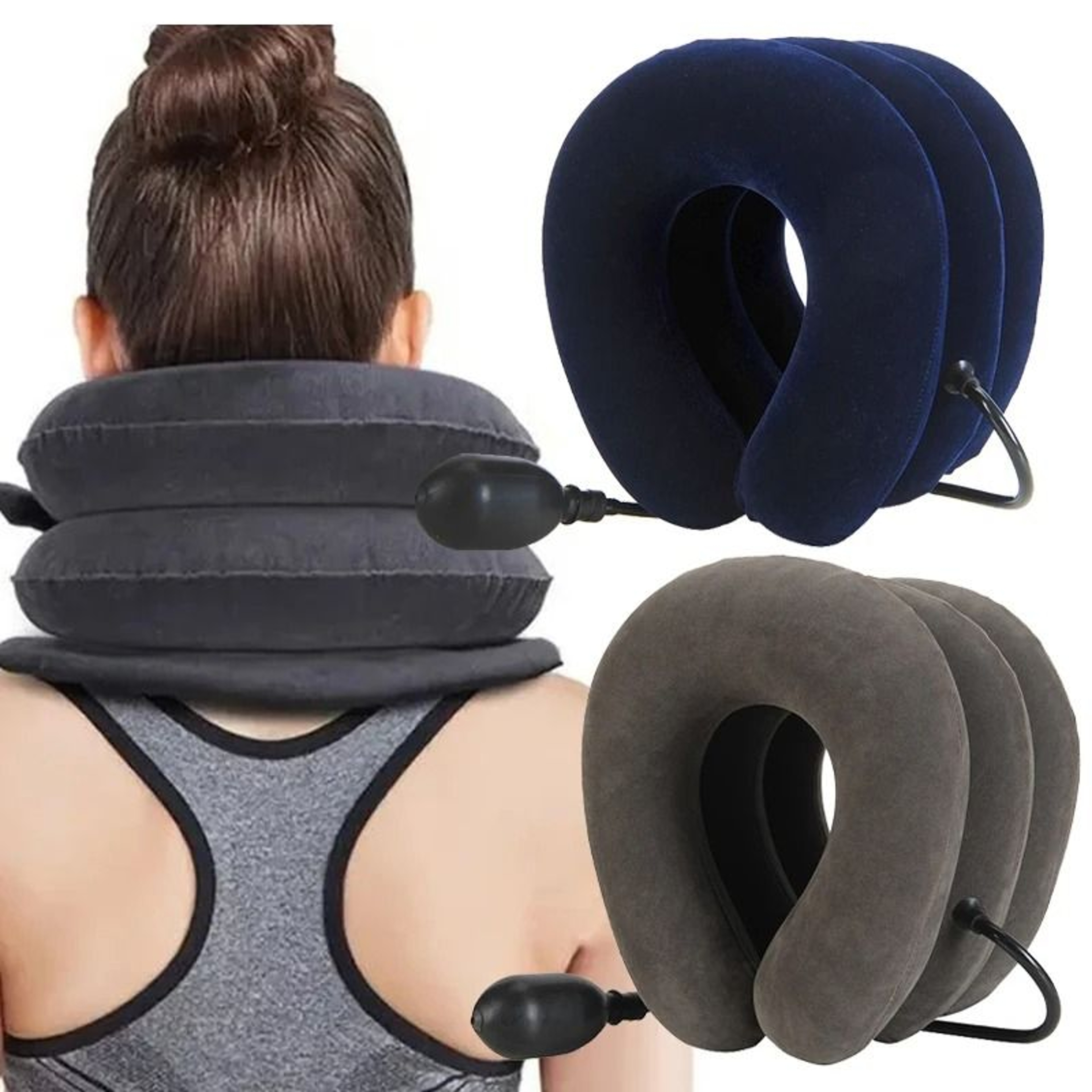 Comfortable Inflatable Neck Stretcher Cervical Traction Neck Support Brace For Posture And Daily Re 0