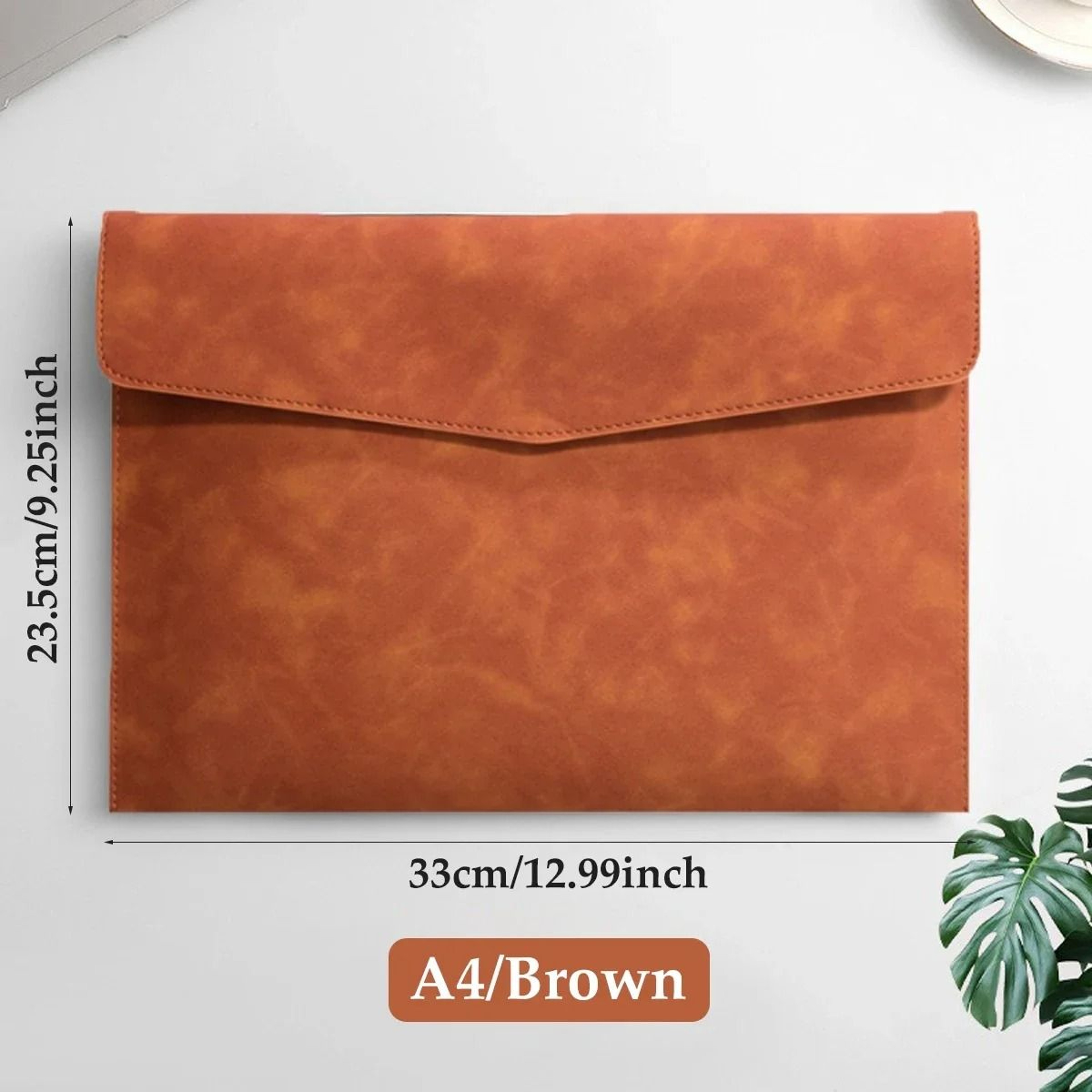Ultra Large A4 File Bag Waterproof Leather Document Folder Large Capacity Business File Organizer 5