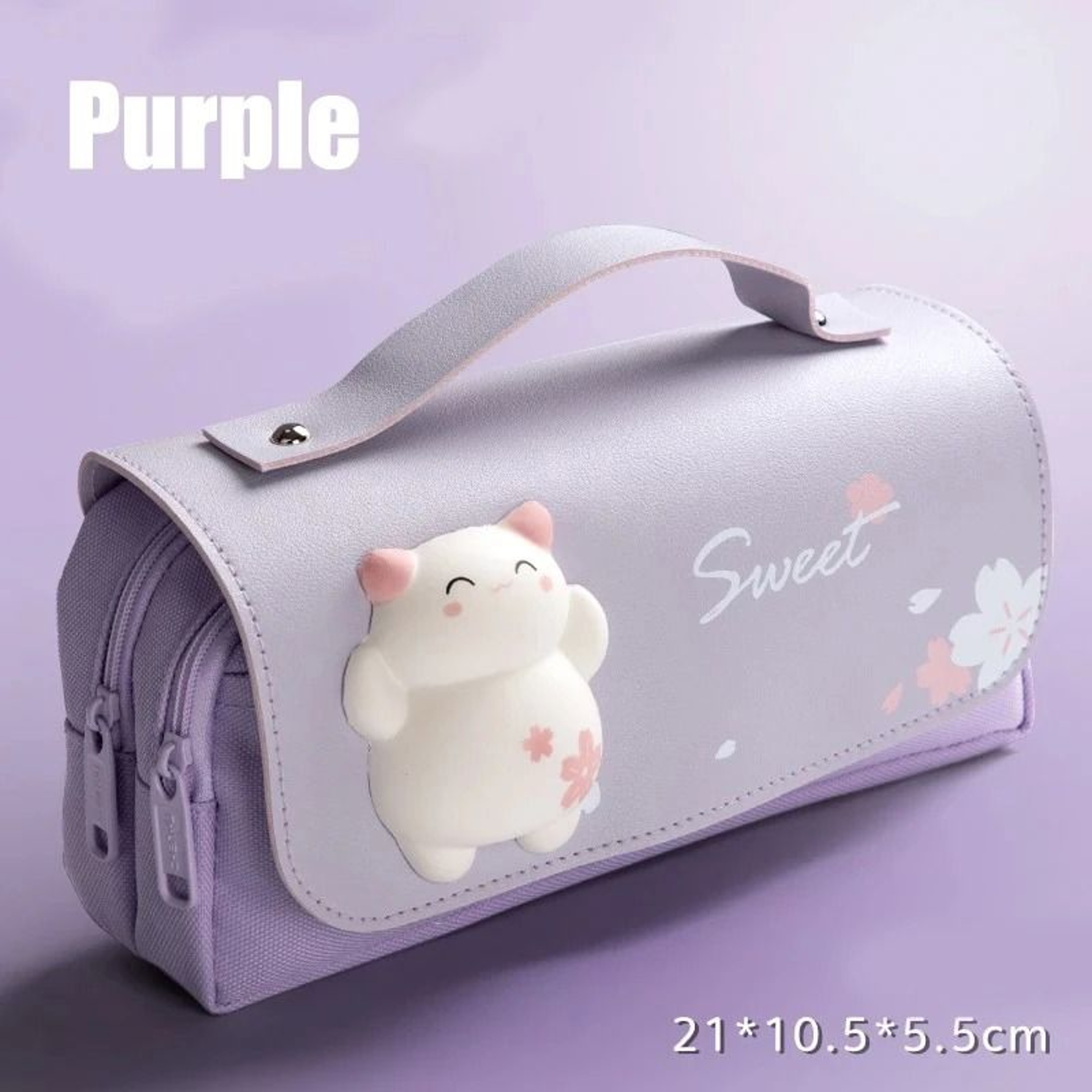 3D Kawaii Pencil Case Astronaut Three Layer Pencil Pouch Cute School Stationery Organizer 1