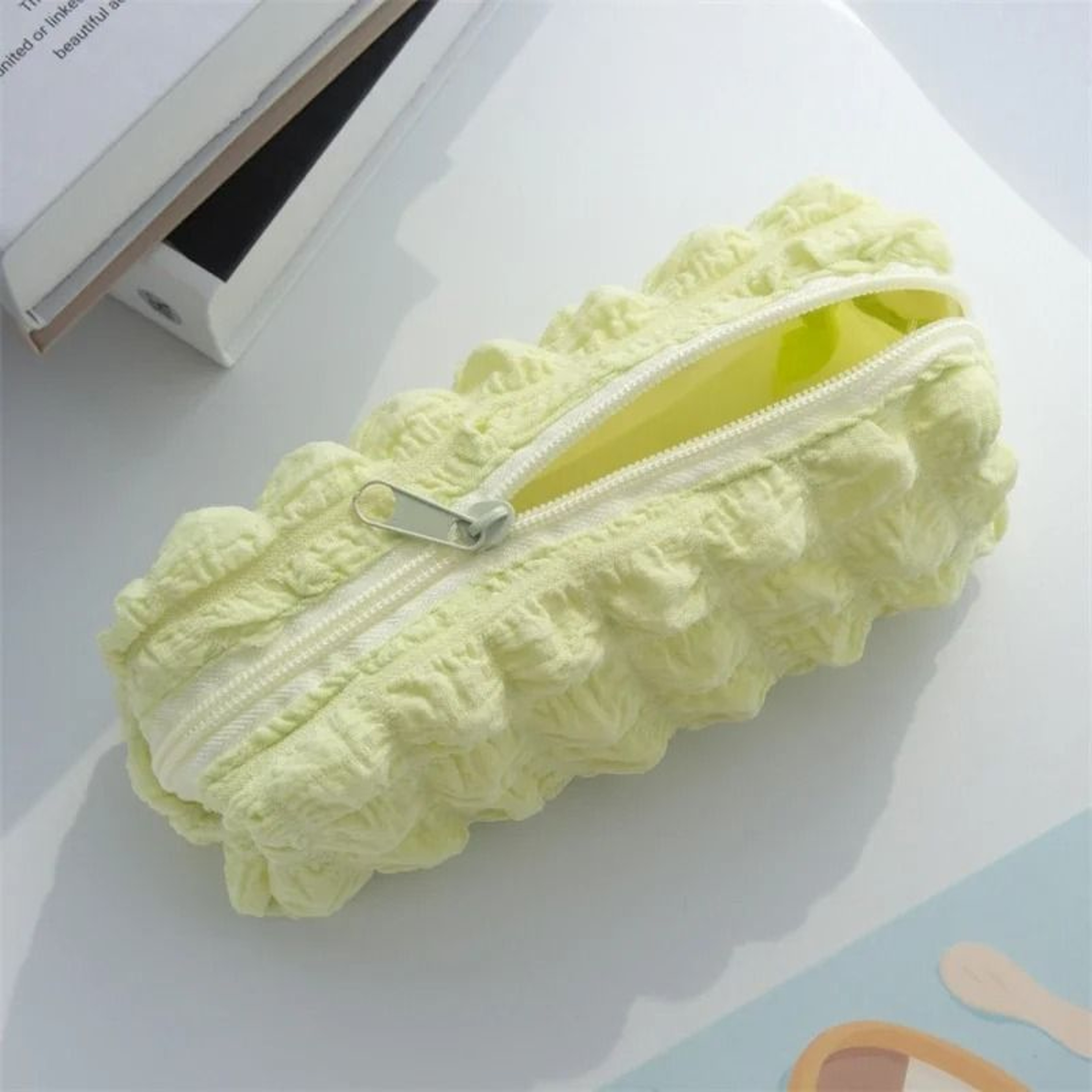Kawaii Pencil Case Cute Korean Pen Pouch Cosmetic Bag For School Office And Students 1