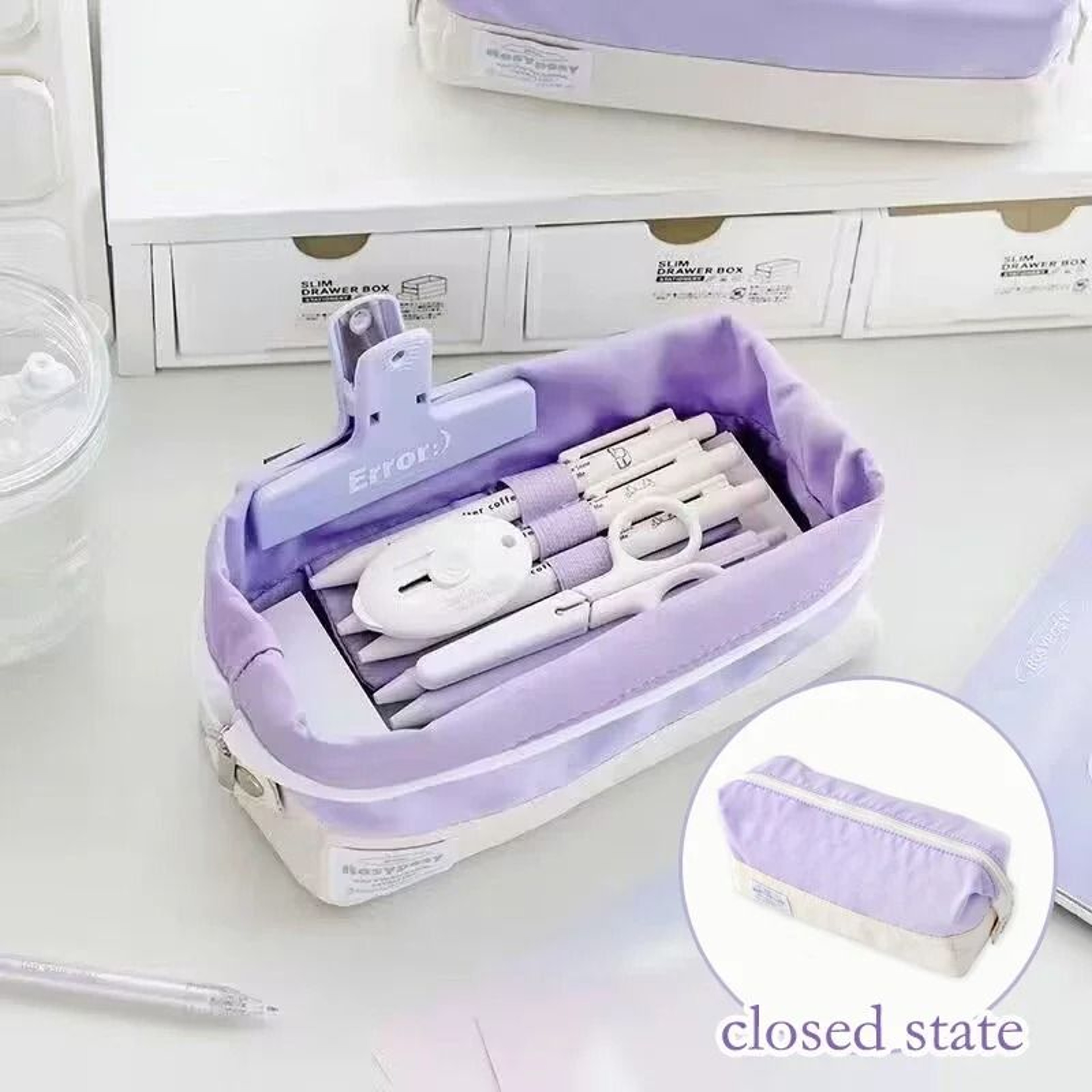 Kawaii Pencil Case Soft Large Capacity Korean Stationery Pouch Cute School Supplies Bag For Girls 1