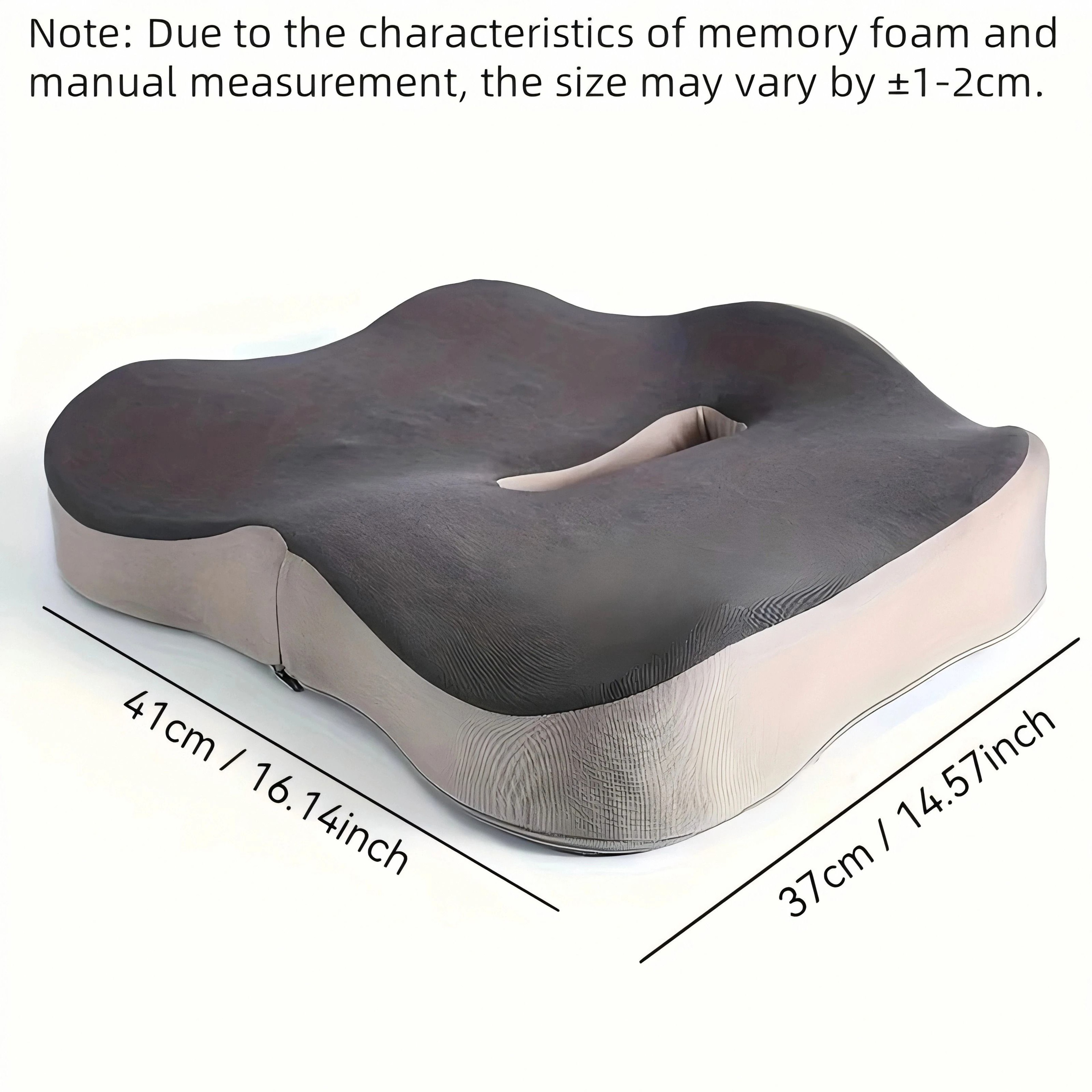 Orthopedic Memory Foam Seat Cushion For Tailbone And Back Pain Relief 1